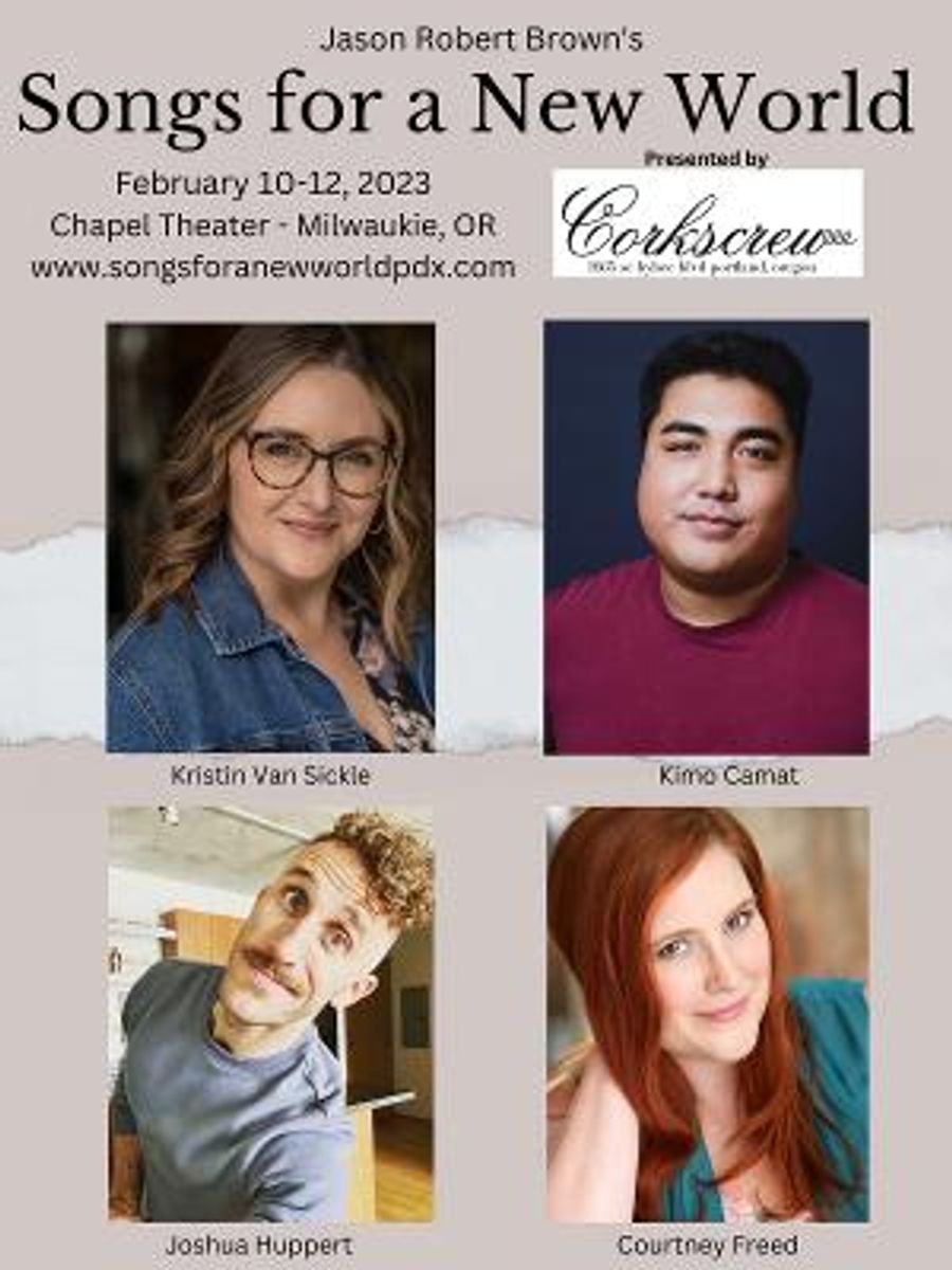 Jason Robert Brown's SONGS FOR A NEW WORLD to Play Chapel Theatre in February  Image
