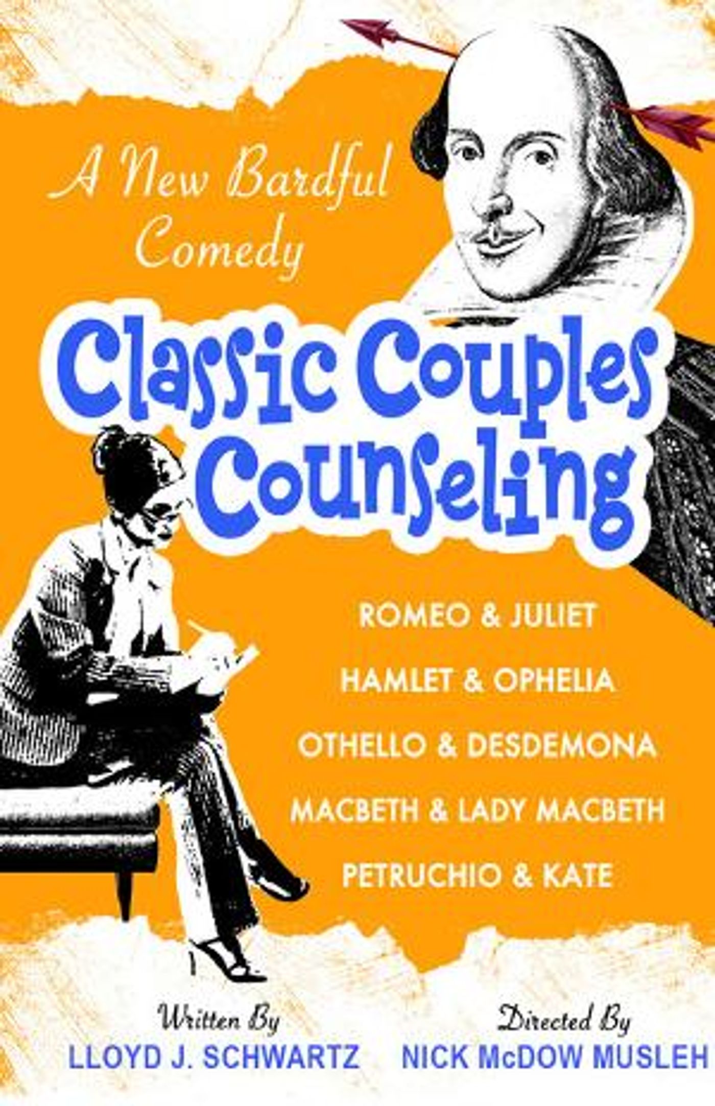 CLASSIC COUPLES COUNSELING Moves To April 1 At Theatre West  Image