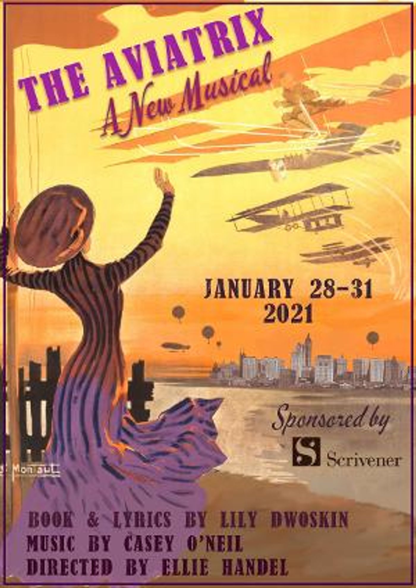 Cast Announced For Virtual Theatre/Film Hybrid Production Of The AVIATRIX: A New Musical  Image