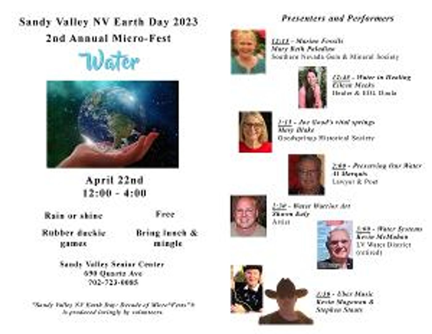 Clark County to Host Second Annual Sandy Valley Earth Day Micro-Fest This Month  Image
