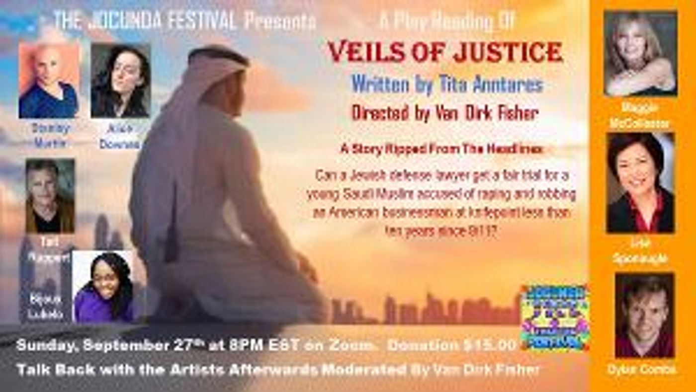 Stanley Martin and Tait Ruppert Star In The Jocunda Festival's Virtual Play Reading Of VEILS OF JUSTICE  Image