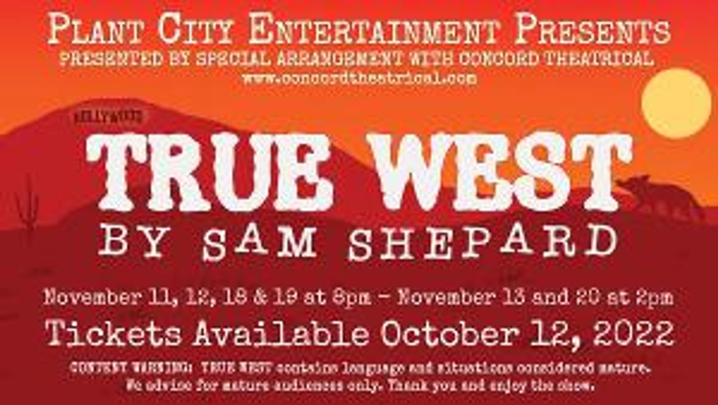Cult Classic Comedy TRUE WEST Presented By Plant City Entertainment  Image
