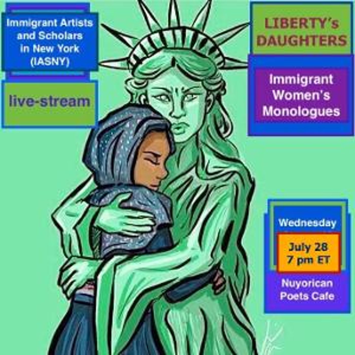 LIBERTY'S DAUGHTERS: Immigrant Women's Monologues to be Presented At The Nuyorican Poets Cafe  Image