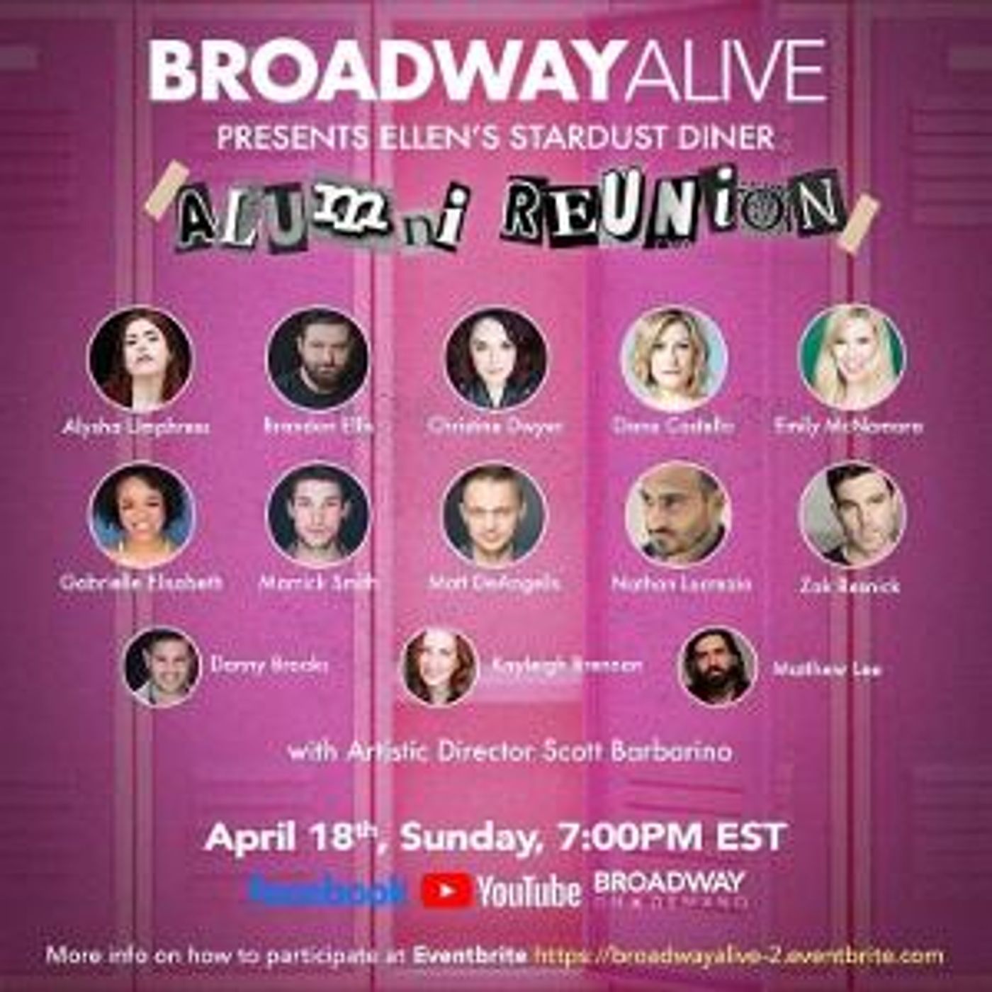 Broadway Alive Presents The Ellen's Stardust Diner Alumni Reunion Tonight  Image