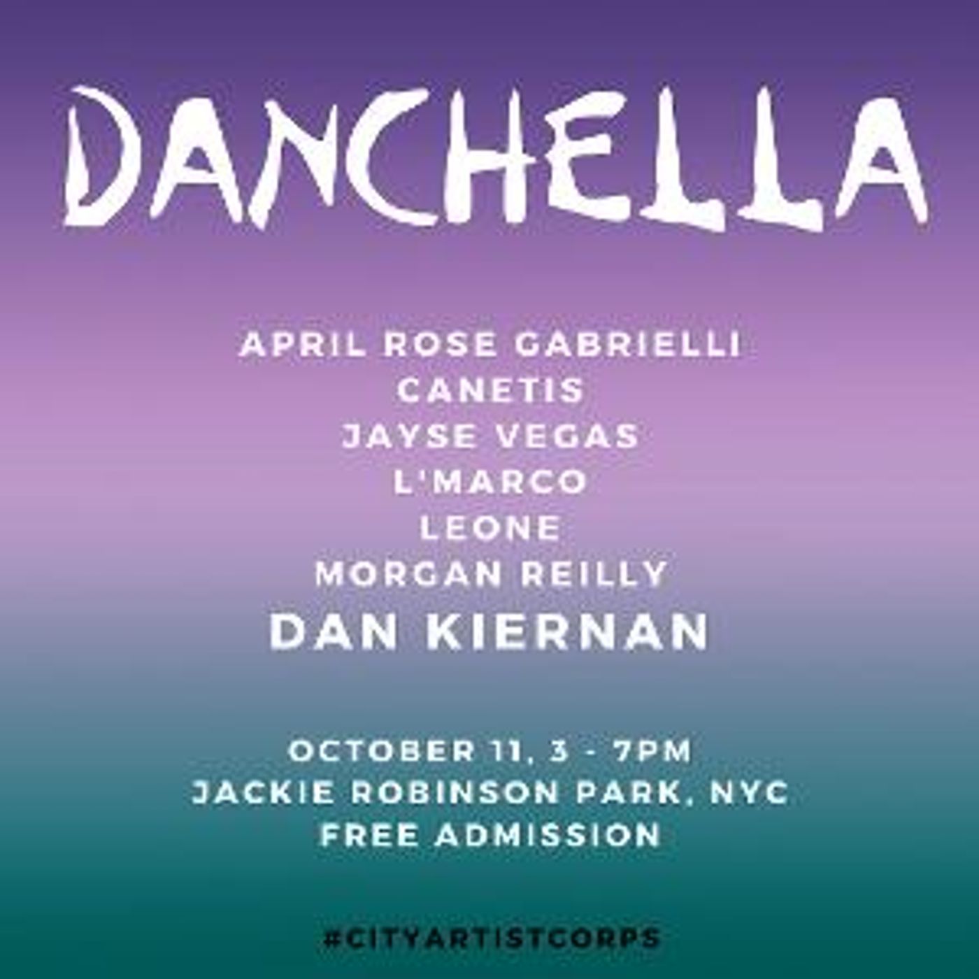 Dan Kiernan Recognized with City Artists Corps Grant From NY Foundation For The Arts and NYC Department Of Cultural Affairs  Image