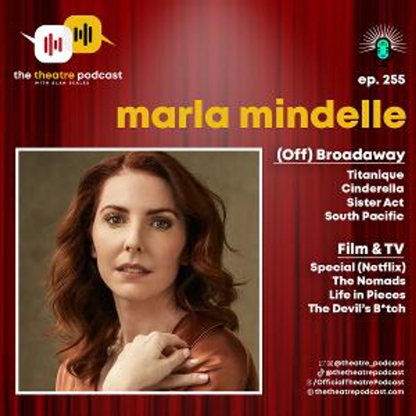 Listen: The Theatre Podcast With Alan Seales Chats With Marla Mindelle  Image