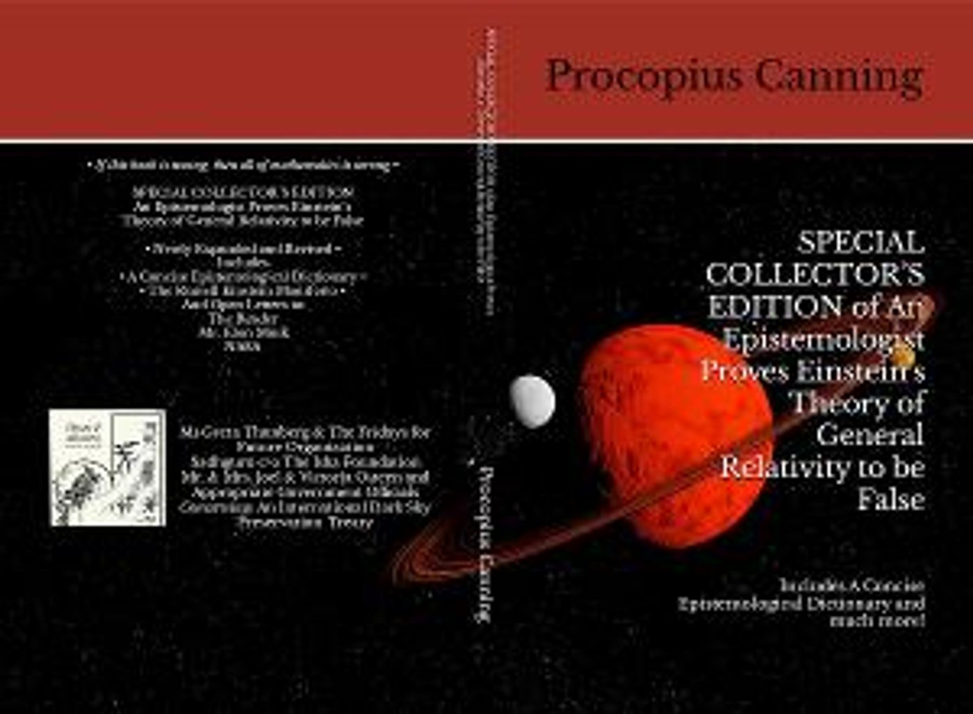 AN EPISTEMOLOGIST PROVES EINSTEIN'S THEORY OF GENERAL RELATIVITY TO BE FALSE Out Now From Perusine Press  Image