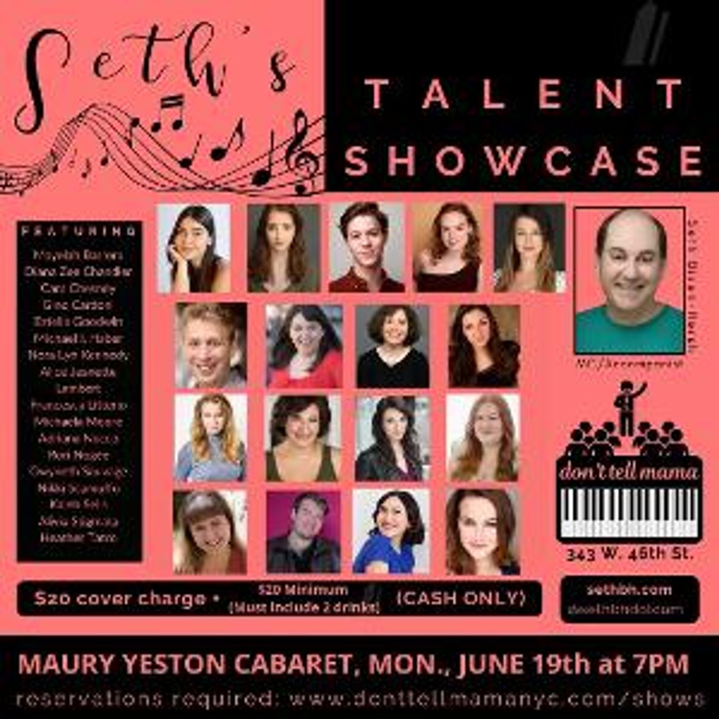 Seth Bisen-Hersh's MAURY YESTON CABARET Sets New Date At Don't Tell Mama  Image