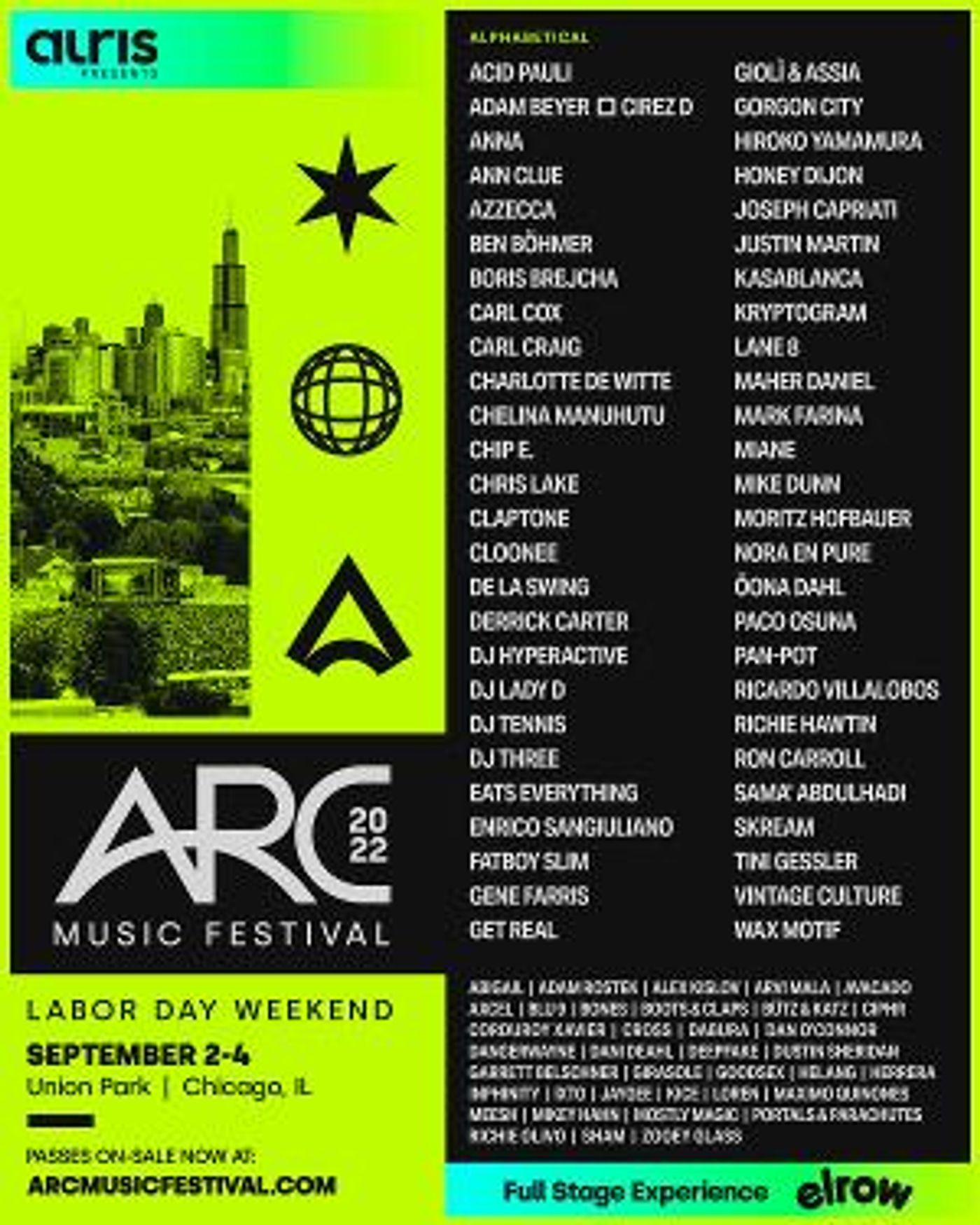 Acid Pauli, De La Swing and Tini Gessler & More Join 2022 ARC Music Festival Lineup  Image