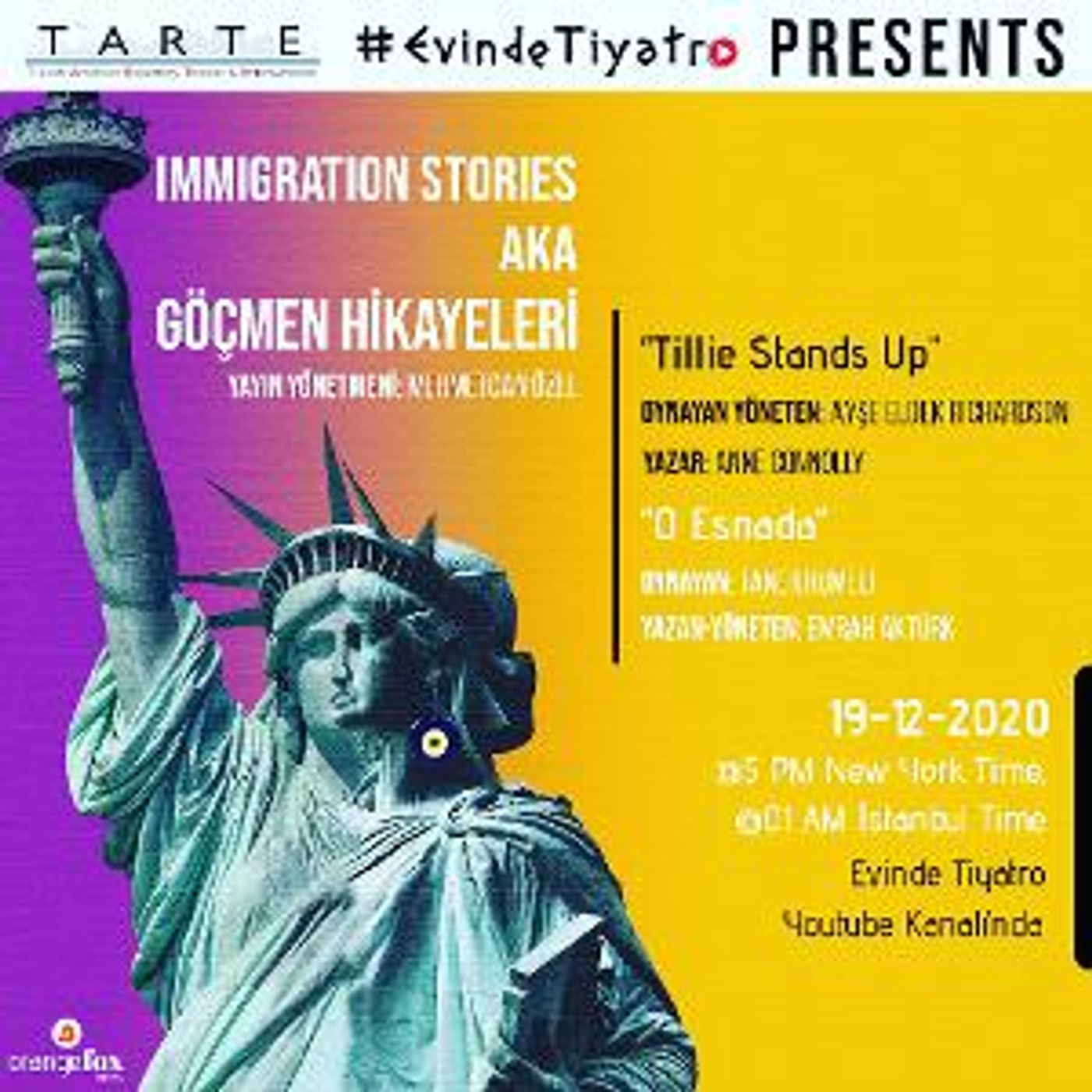 Turkish American Repertory Theater Announces Bicontinental Live Show  Image