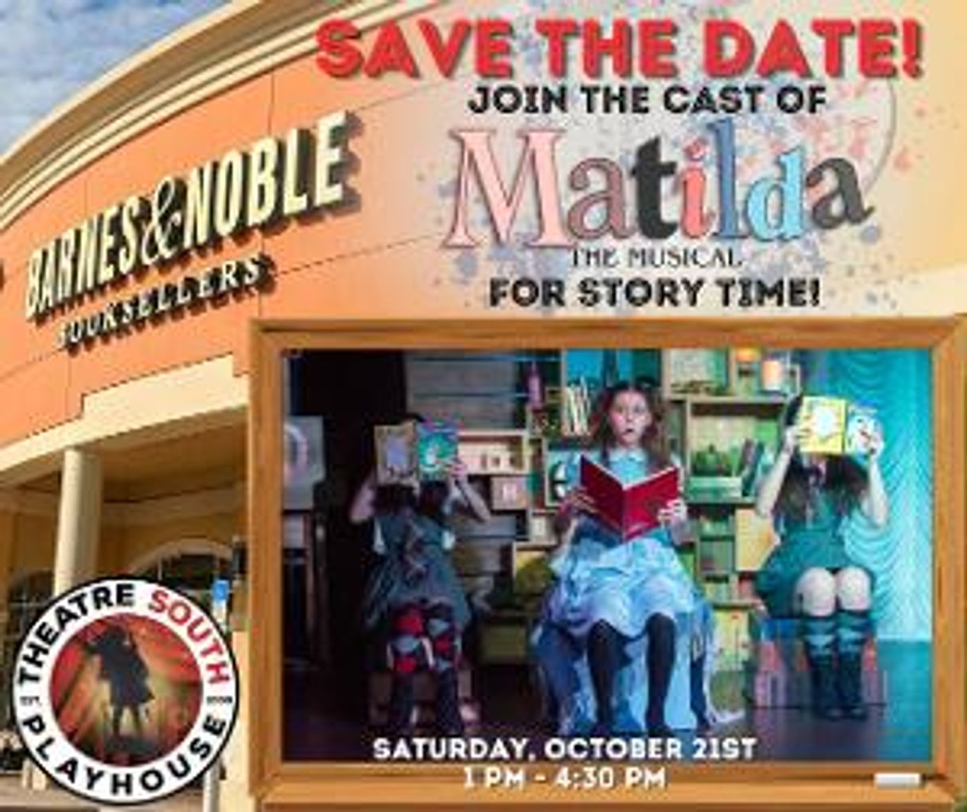 Theatre South Playhouse MATILDA Joins Forces With Barnes & Noble For Book Fair  Image