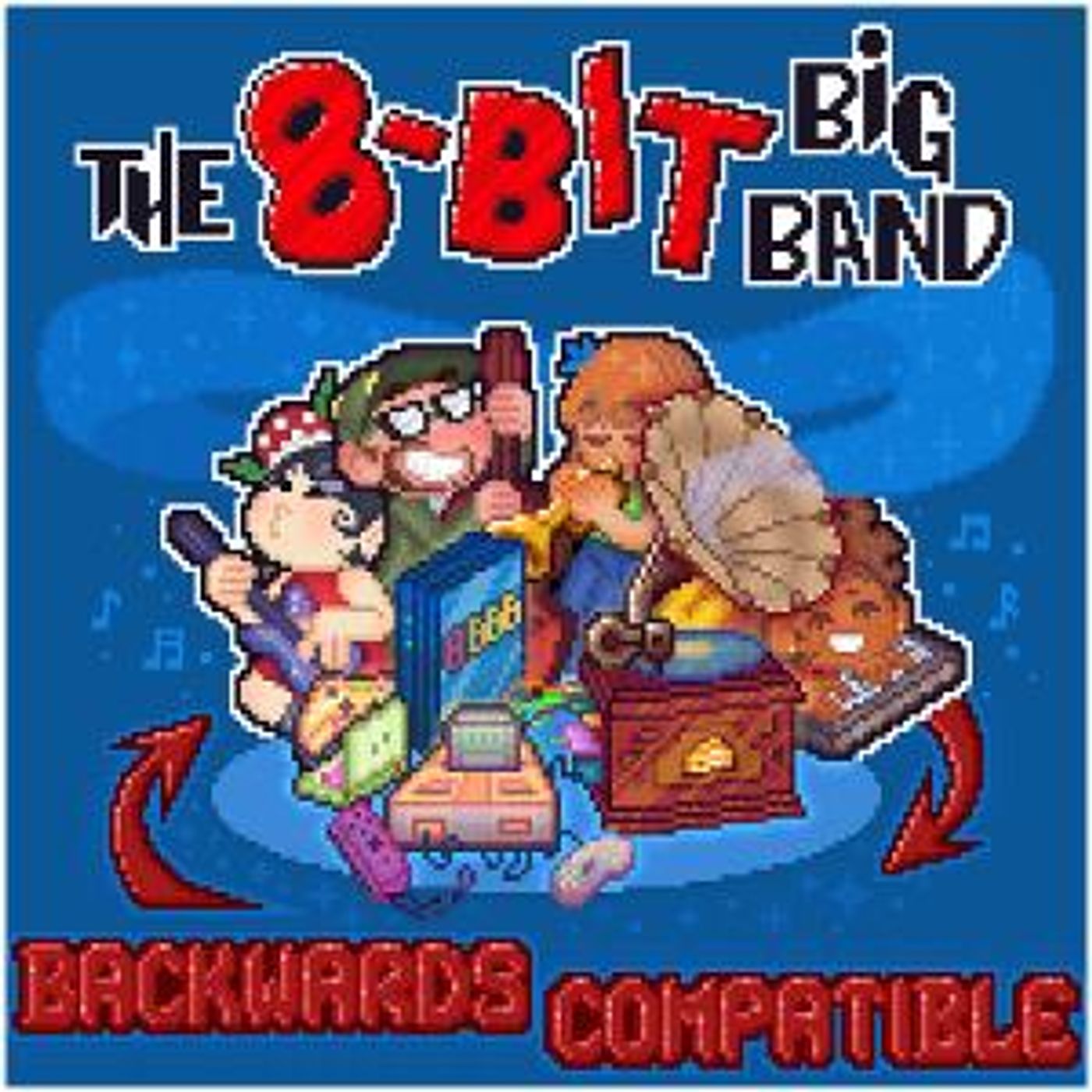 The 8-Bit Big Band's New Album BACKWARDS COMPATIBLE Is Now Available  Image