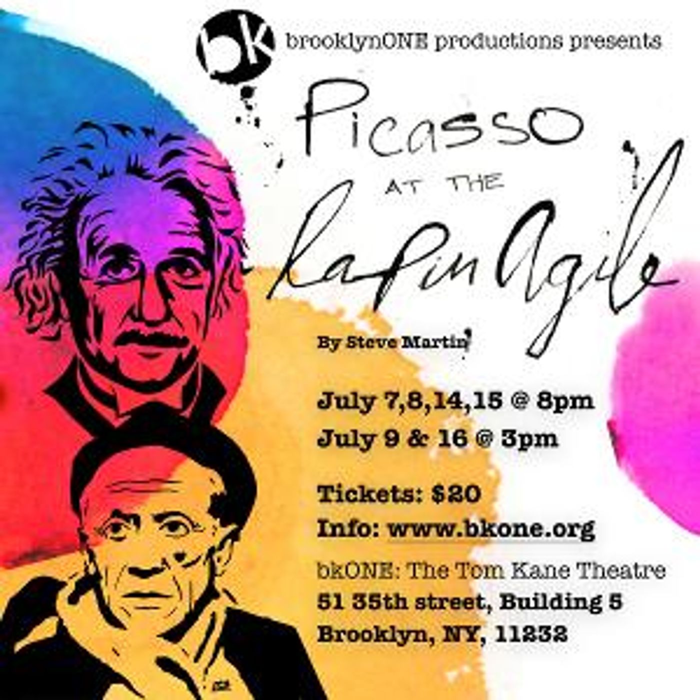 PICASSO AT THE LAPIN AGILE Comes To Brooklyn in July  Image