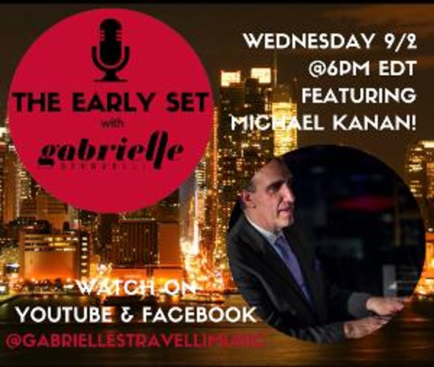 THE EARLY SET With Gabrielle Stravelli Welcomes Michael Kanan  Image