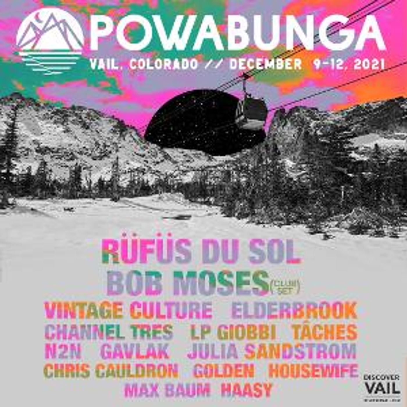 Powabunga Dance Music Festival Announces 2021 Vail Lineup  Image