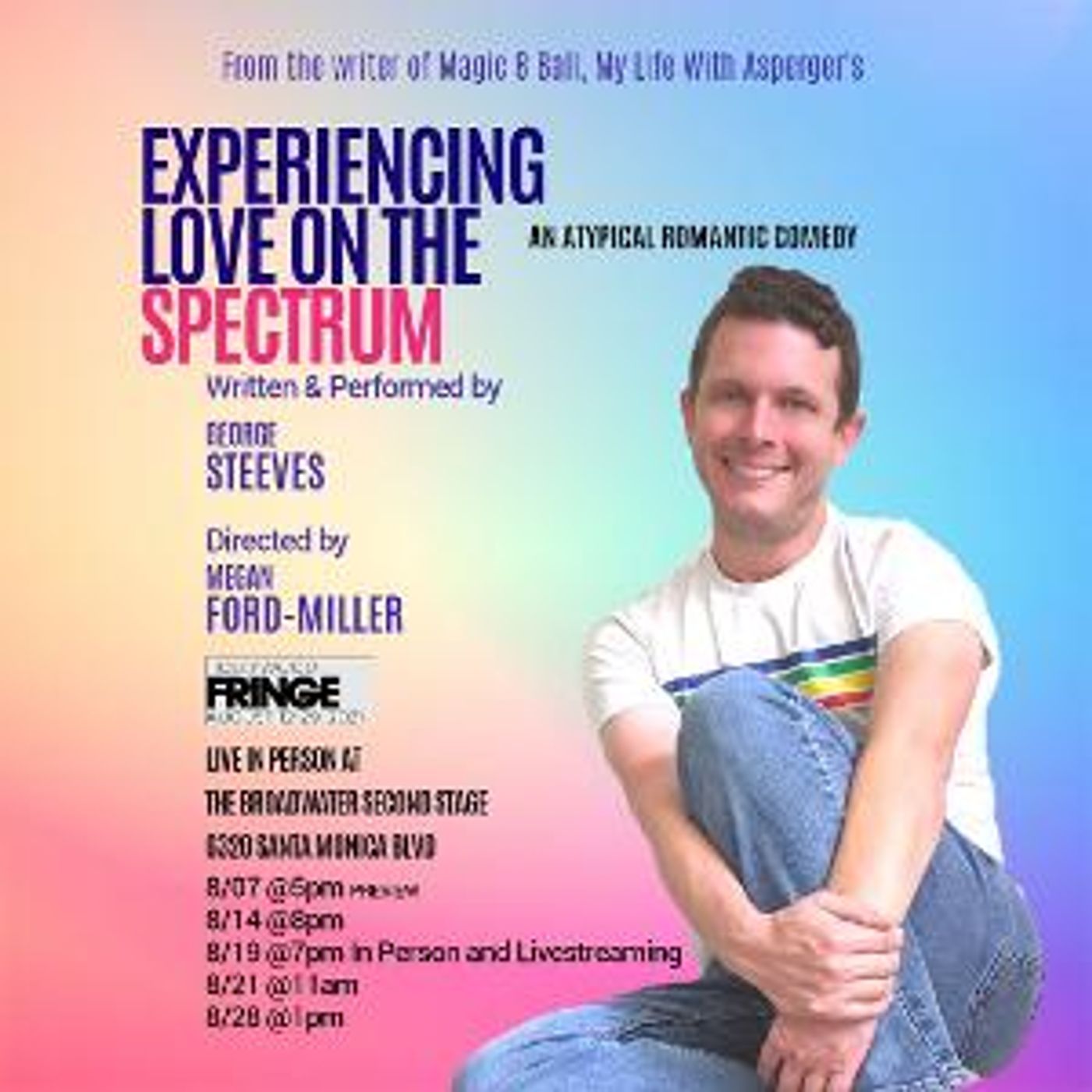 EXPERIENCING LOVE ON THE SPECTRUM World Premiere to Play at The Broadwater  Image