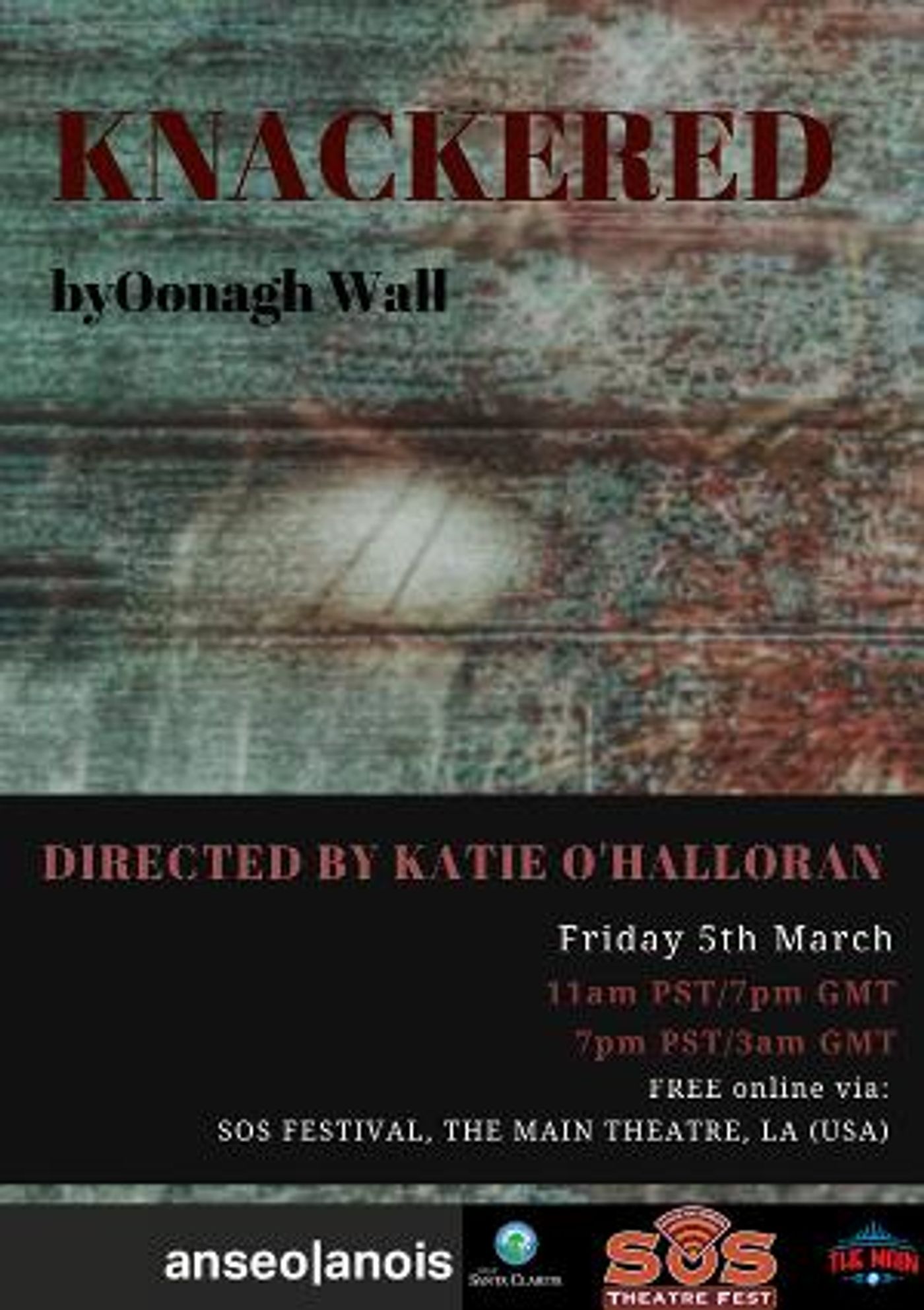 Anseo|anois Theatre Presents New Play KNACKERED  Image
