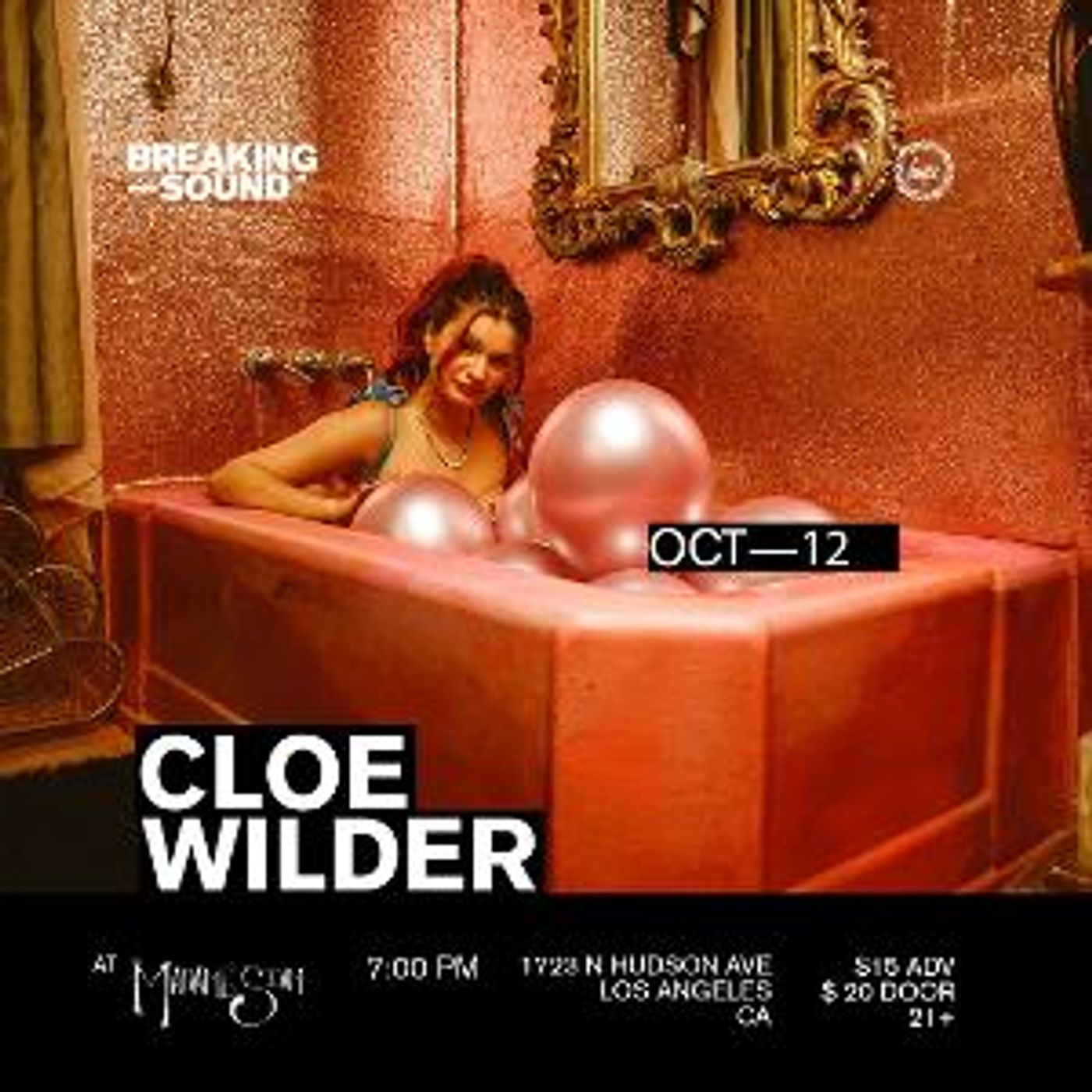 Indie-Pop Sensation Cloe Wilder Will Perform Live At Madame Siam In Hollywood  Image