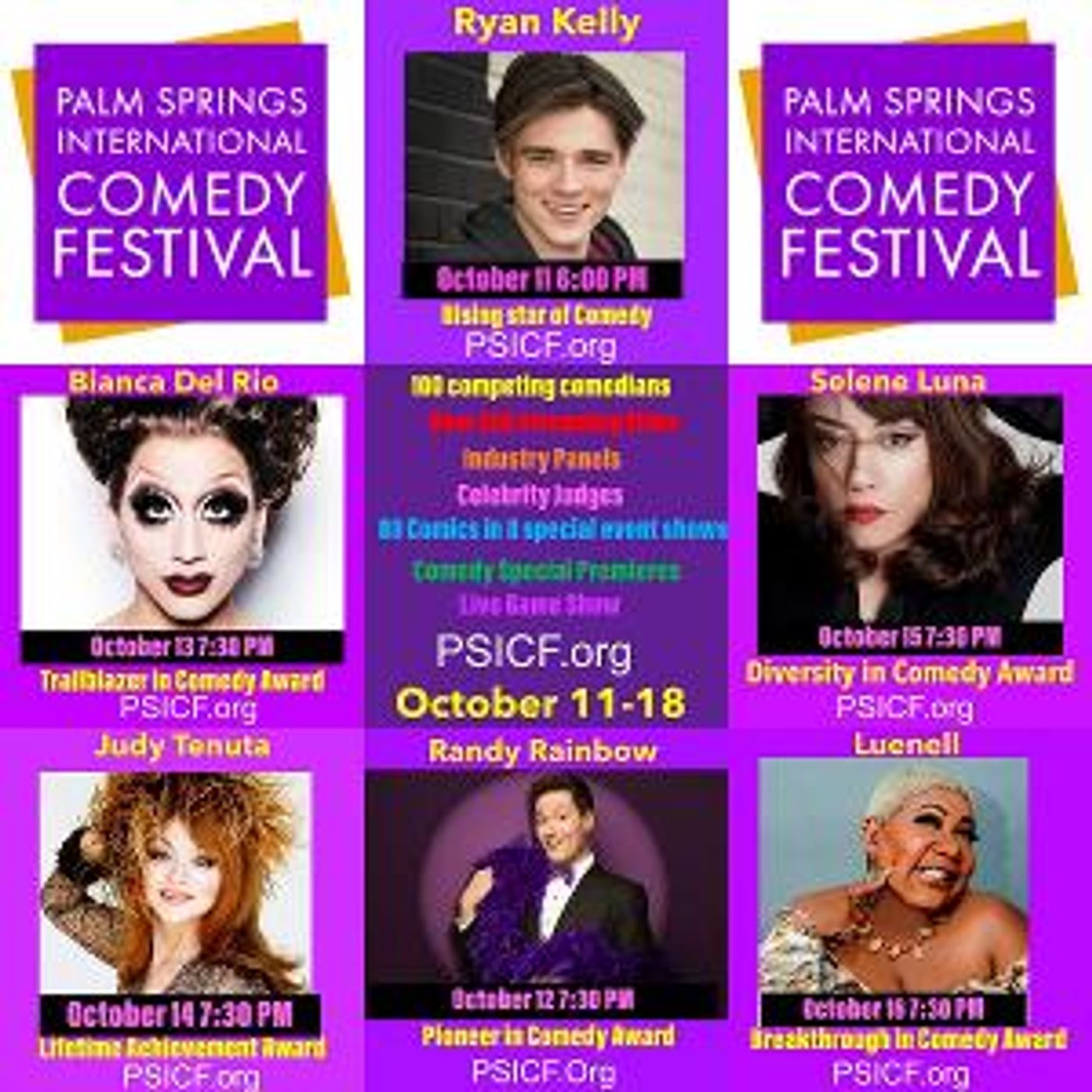 Palm Springs International Comedy Festival Launches Virtually  Image
