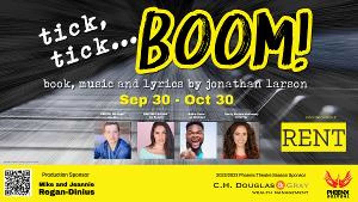 TICK, TICK…BOOM! Explodes Onto The Phoenix Theatre Stage On September 30  Image