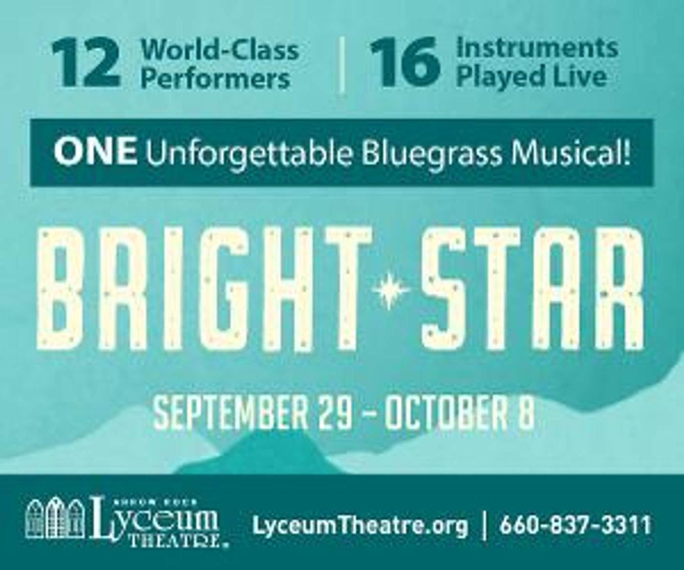 BRIGHT STAR Comes to Arrow Rock Lyceum This Week  Image