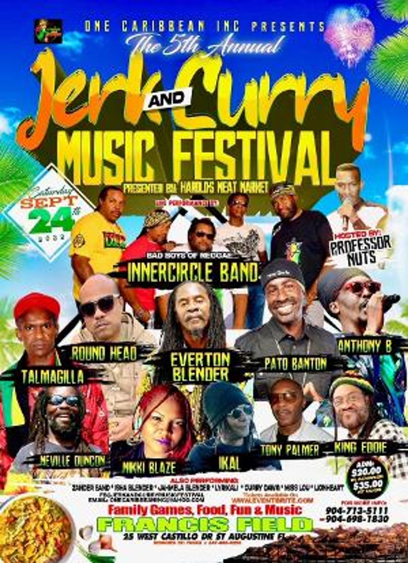 Jerk and Curry Music Festival Comes to the Francis Field This Month  Image