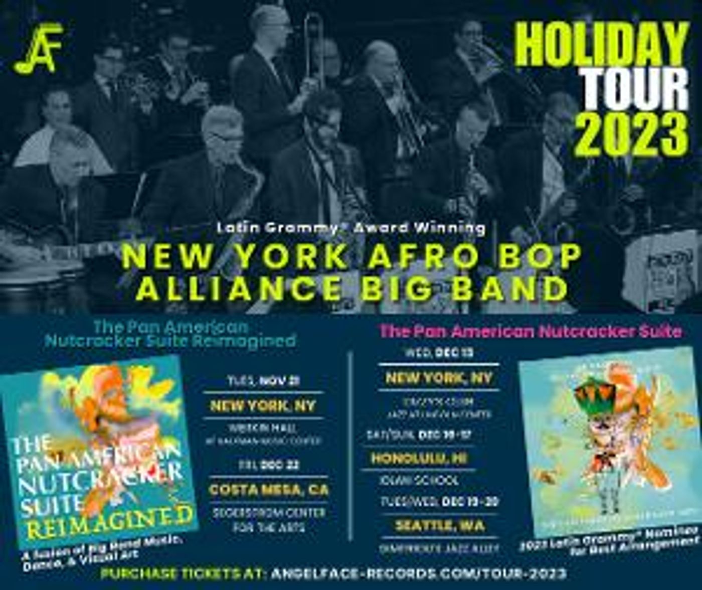 Joe McCarthy's New York Afro Bop Alliance Big Band to Embark on Pan American Nutcracker Suite Holiday Tour  Image