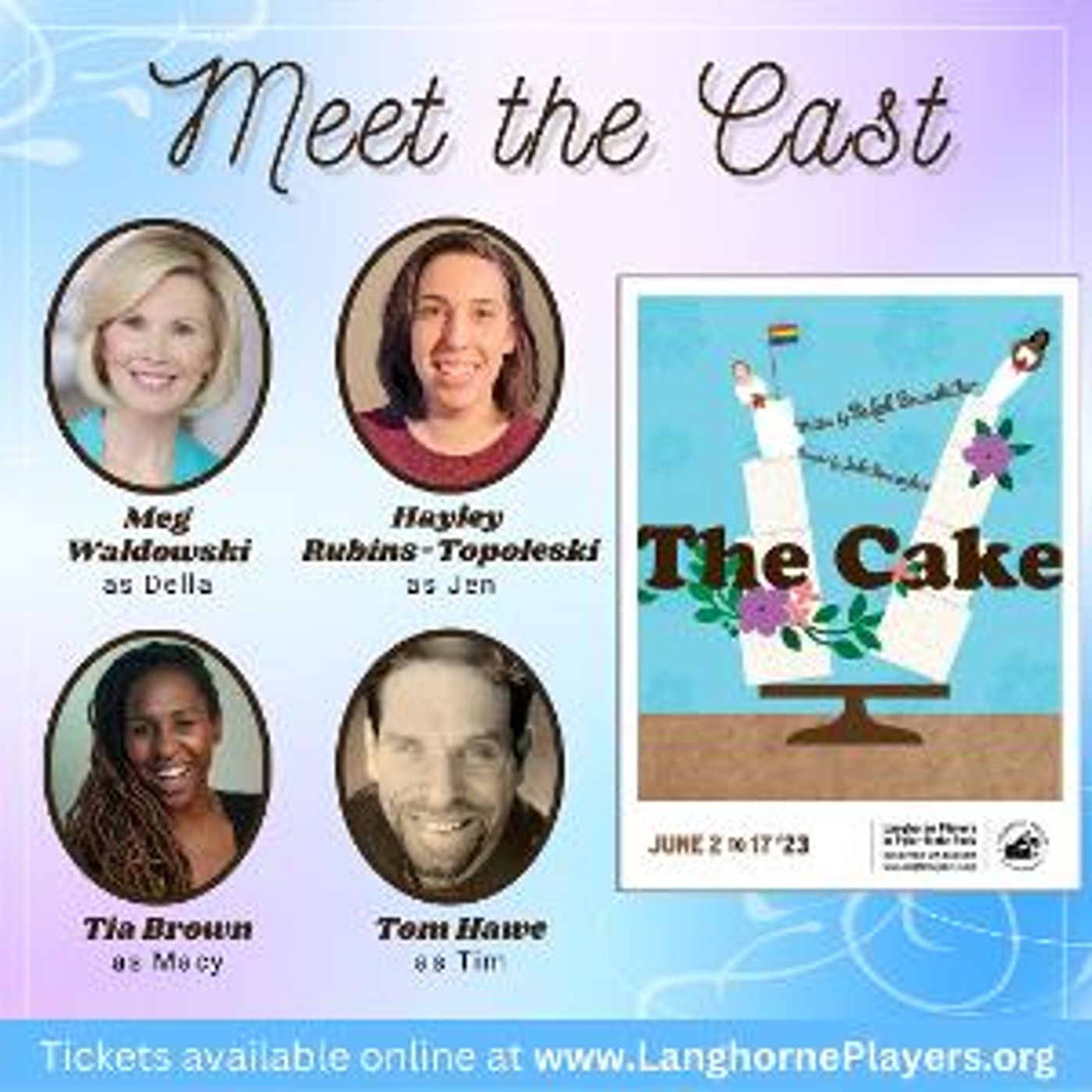 Philly-Area Premiere Of THE CAKE is Coming To Langhorne Players in June  Image