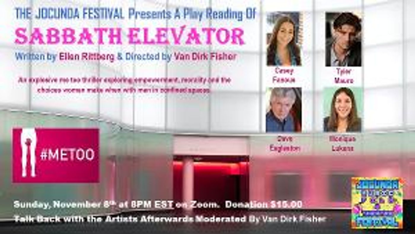 Ellen Pober Rittberg's Me Too Thriller SABBATH ELEVATOR Takes Flight In The JOCUNDA FESTIVAL'S Virtual Play Reading  Image