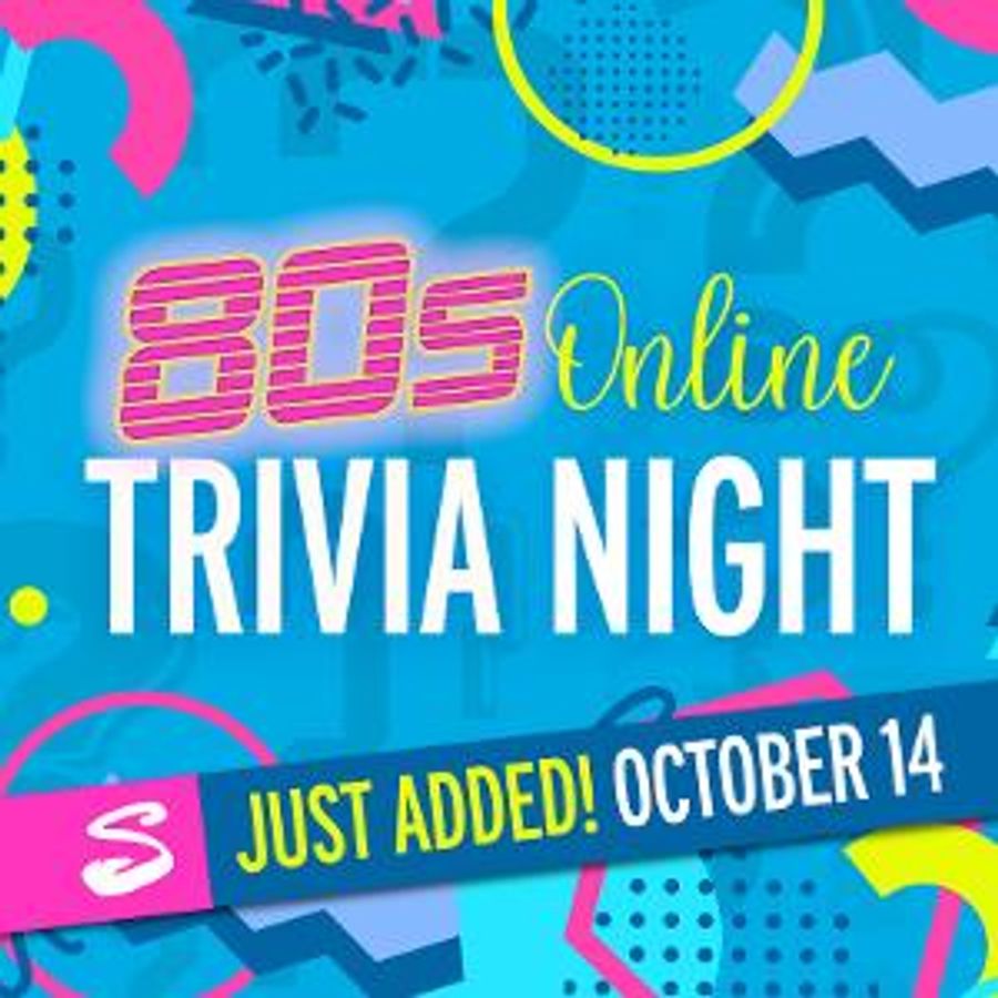 State Theatre New Jersey Presents '80s Online Trivia Night Image