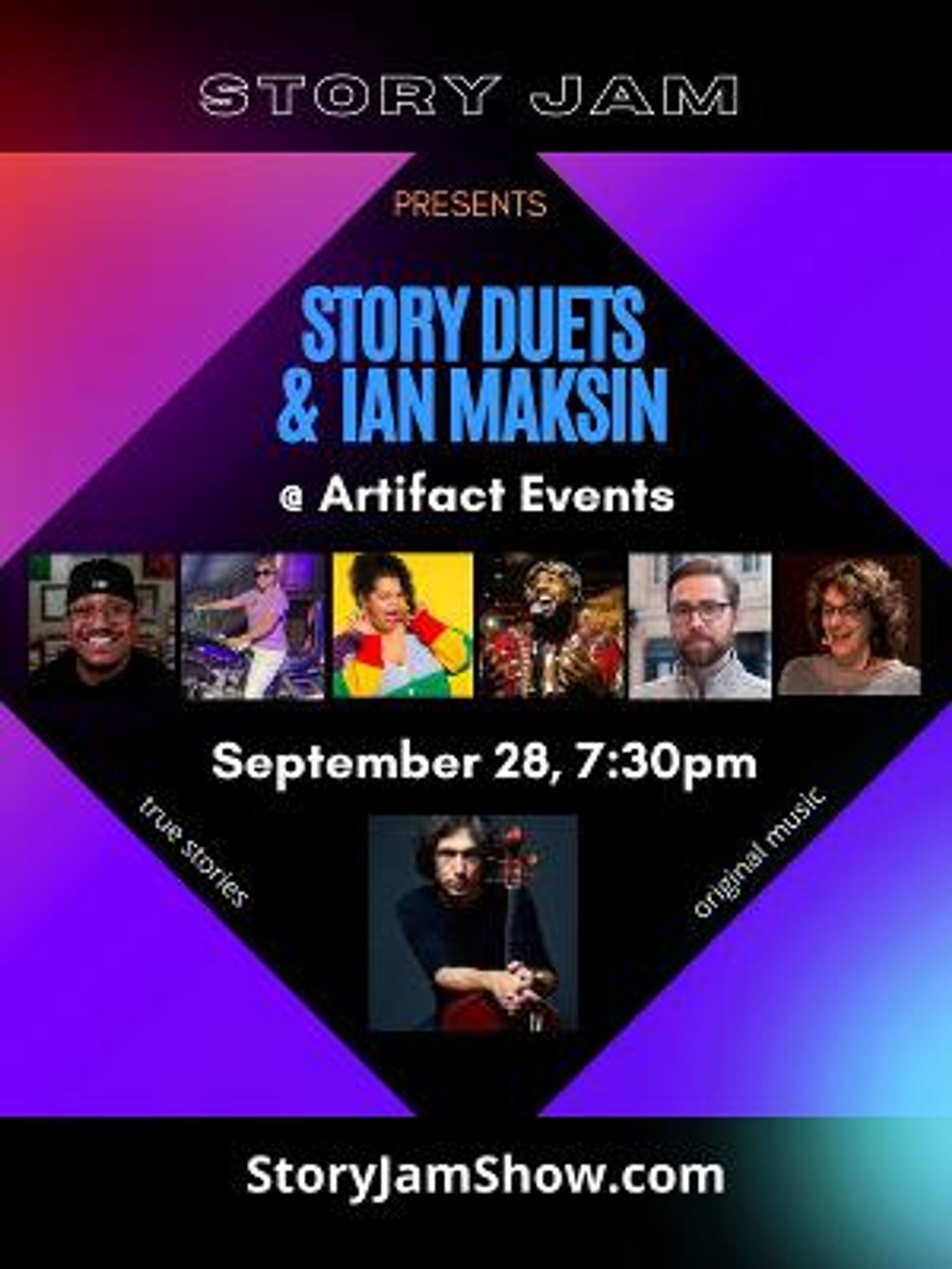 Cellist Ian Maksin & Duet Storytellers to Take The Story Jam Stage This Month  Image