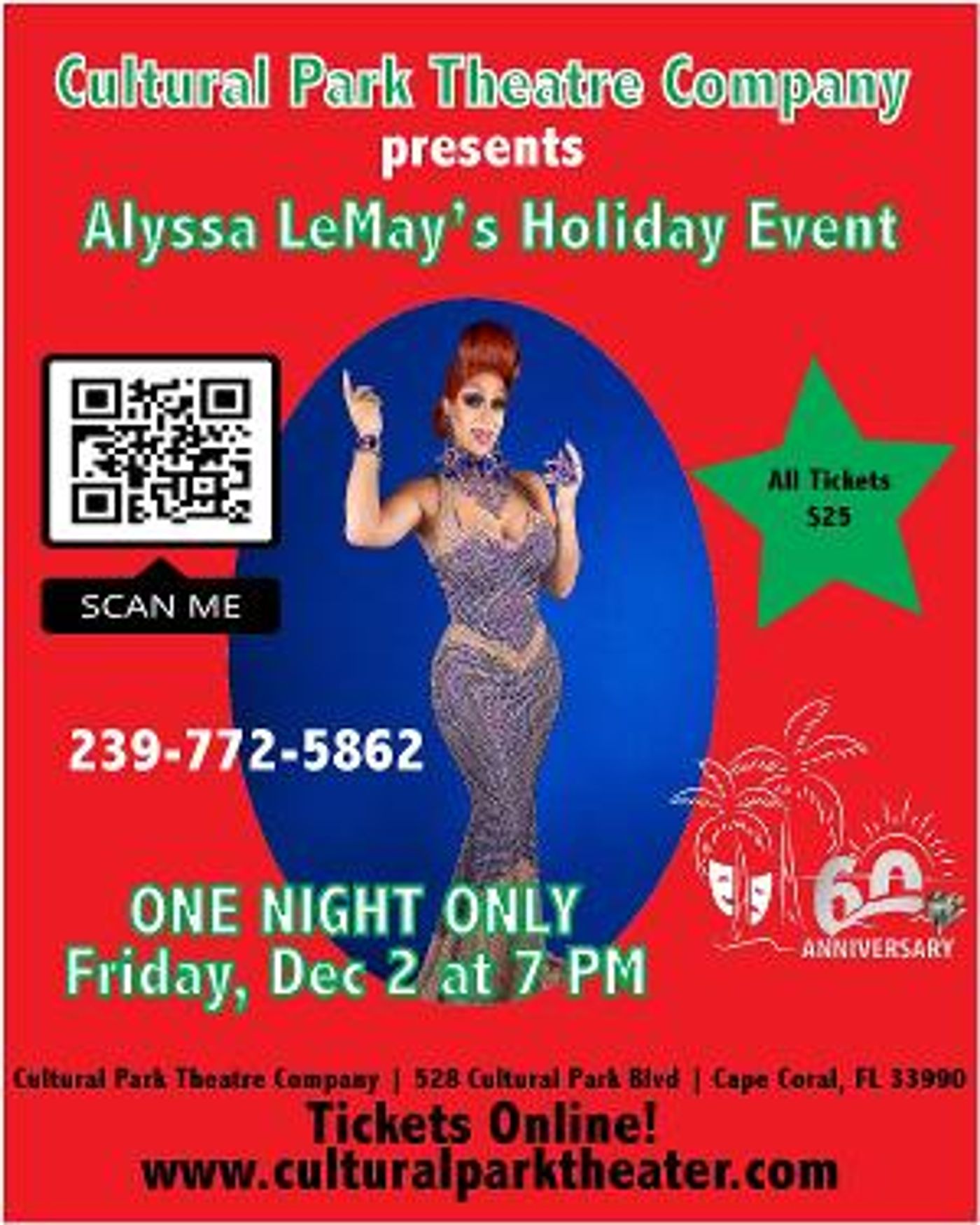 Alyssa LeMay to Open Cultural Park Theatre's Holiday Concert Month  Image