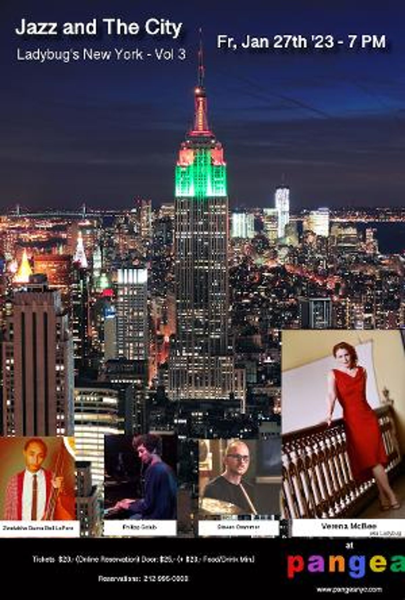 Verena McBee Brings 'Jazz & The City/Ladybug's New York' Back to PANGEA in January  Image