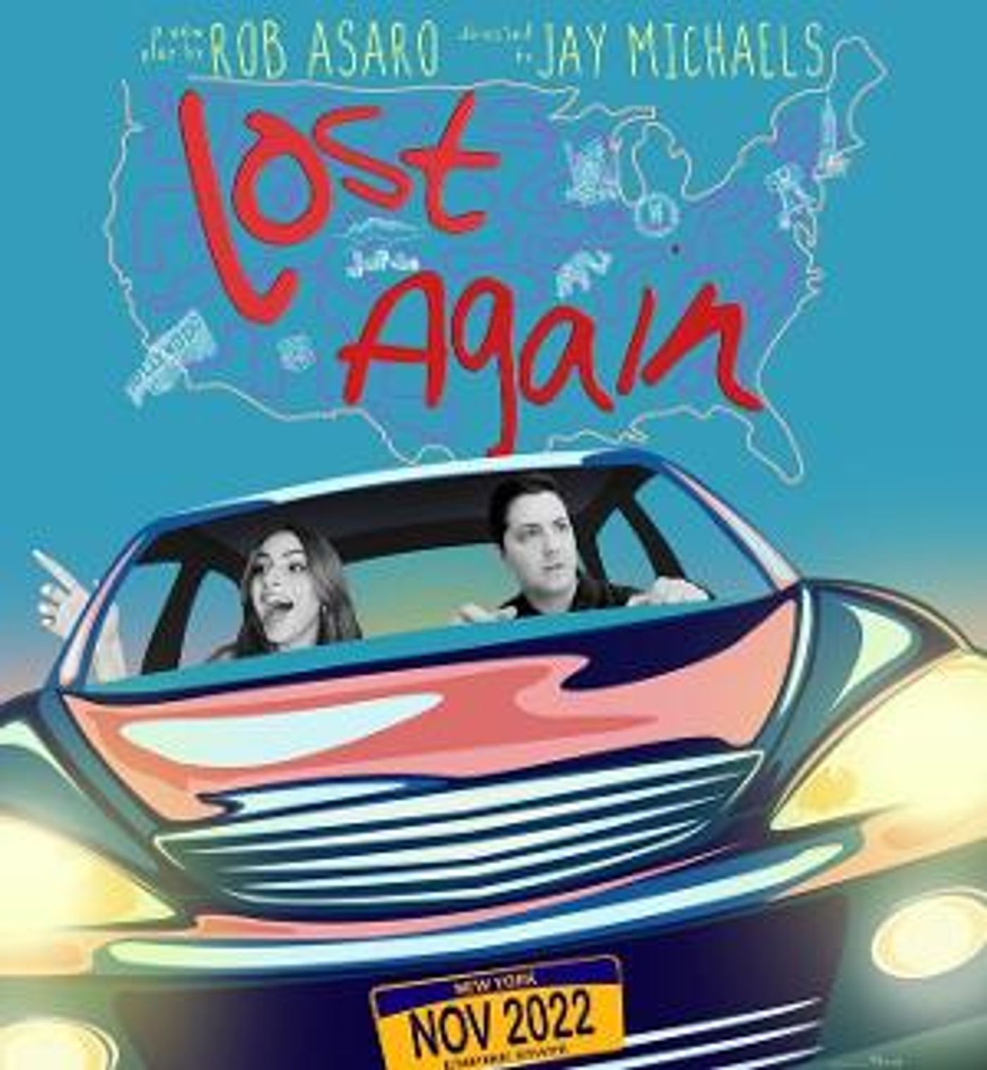Rob Asaro's New Play LOST AGAIN Plays The Tank November 2-16  Image