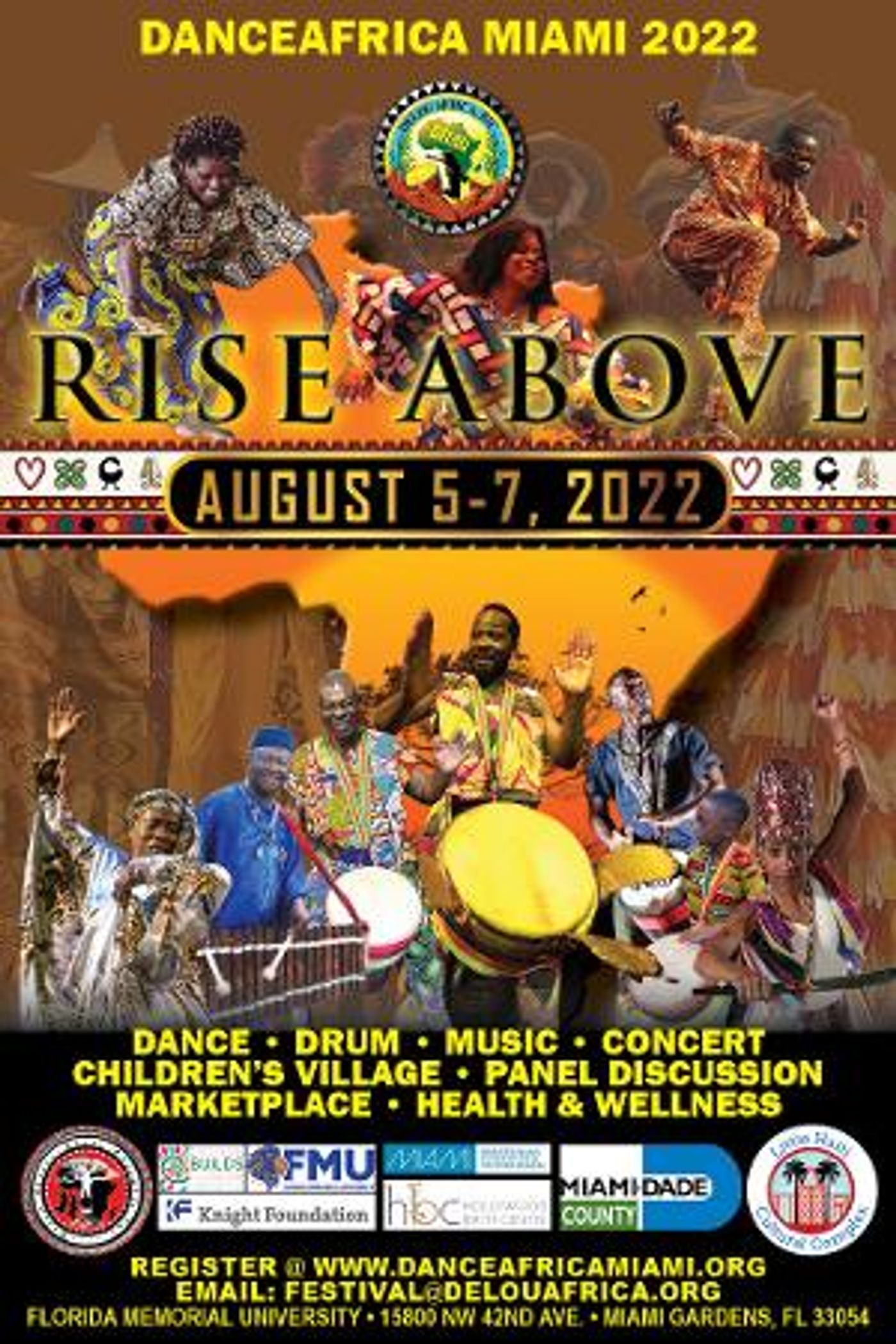 DanceAfrica Miami to Present RISE ABOVE in August  Image