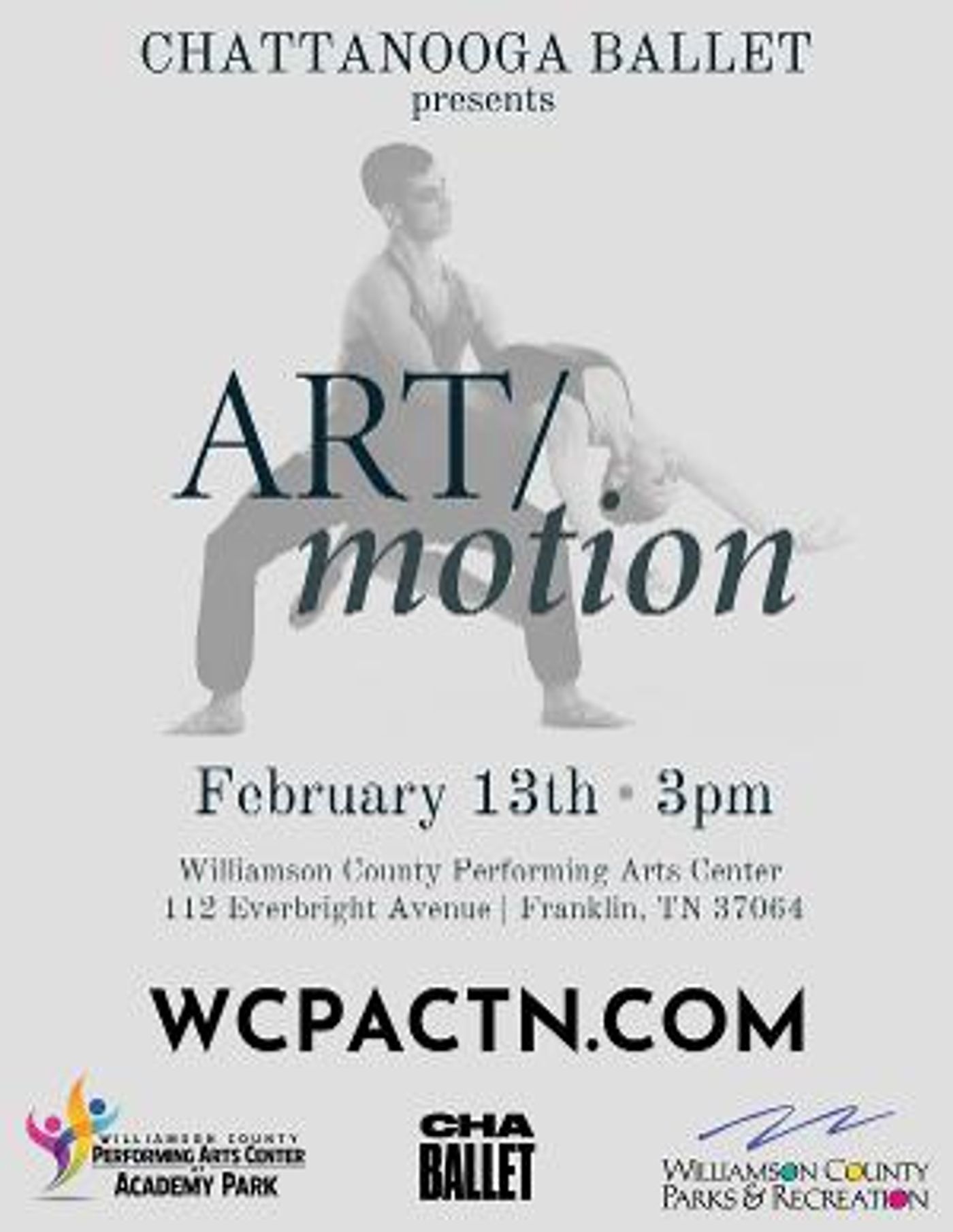 Williamson County Performing Arts Center To Host Chattanooga Ballet  Image