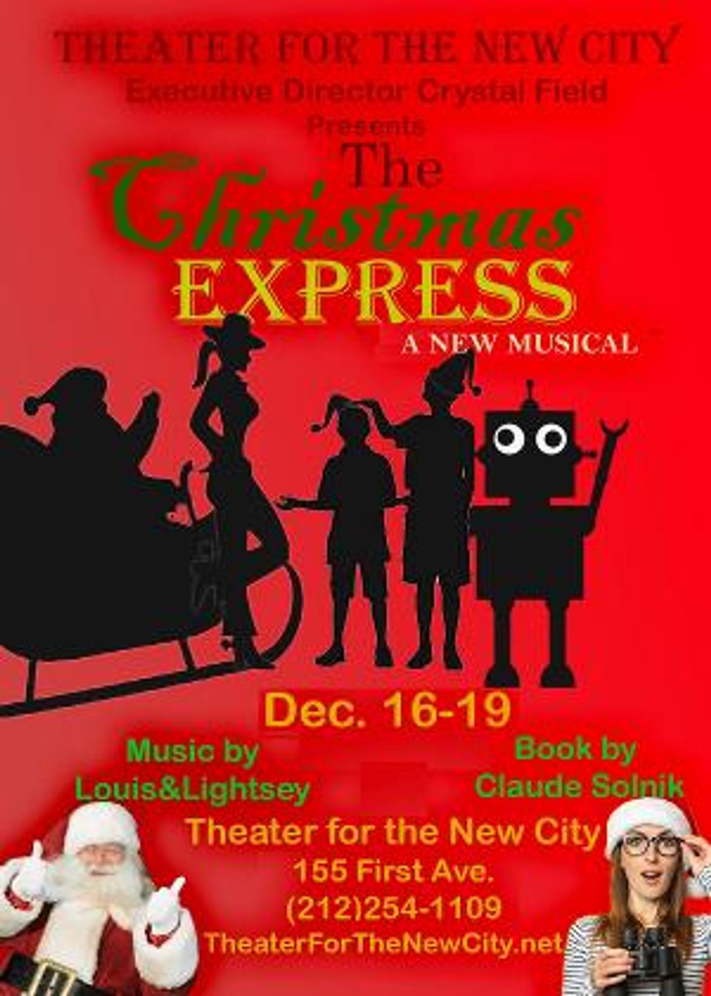 New Musical THE CHRISTMAS EXPRESS to Debut at Theater For The New City  Image