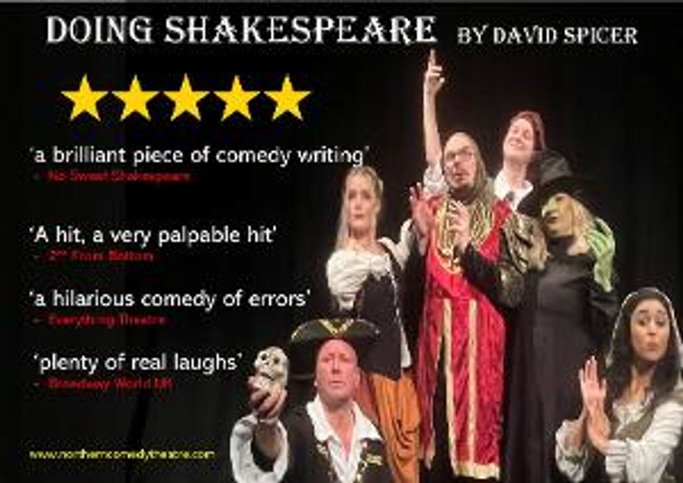 The Northern Comedy Theatre to Present DOING SHAKESPEARE  Image
