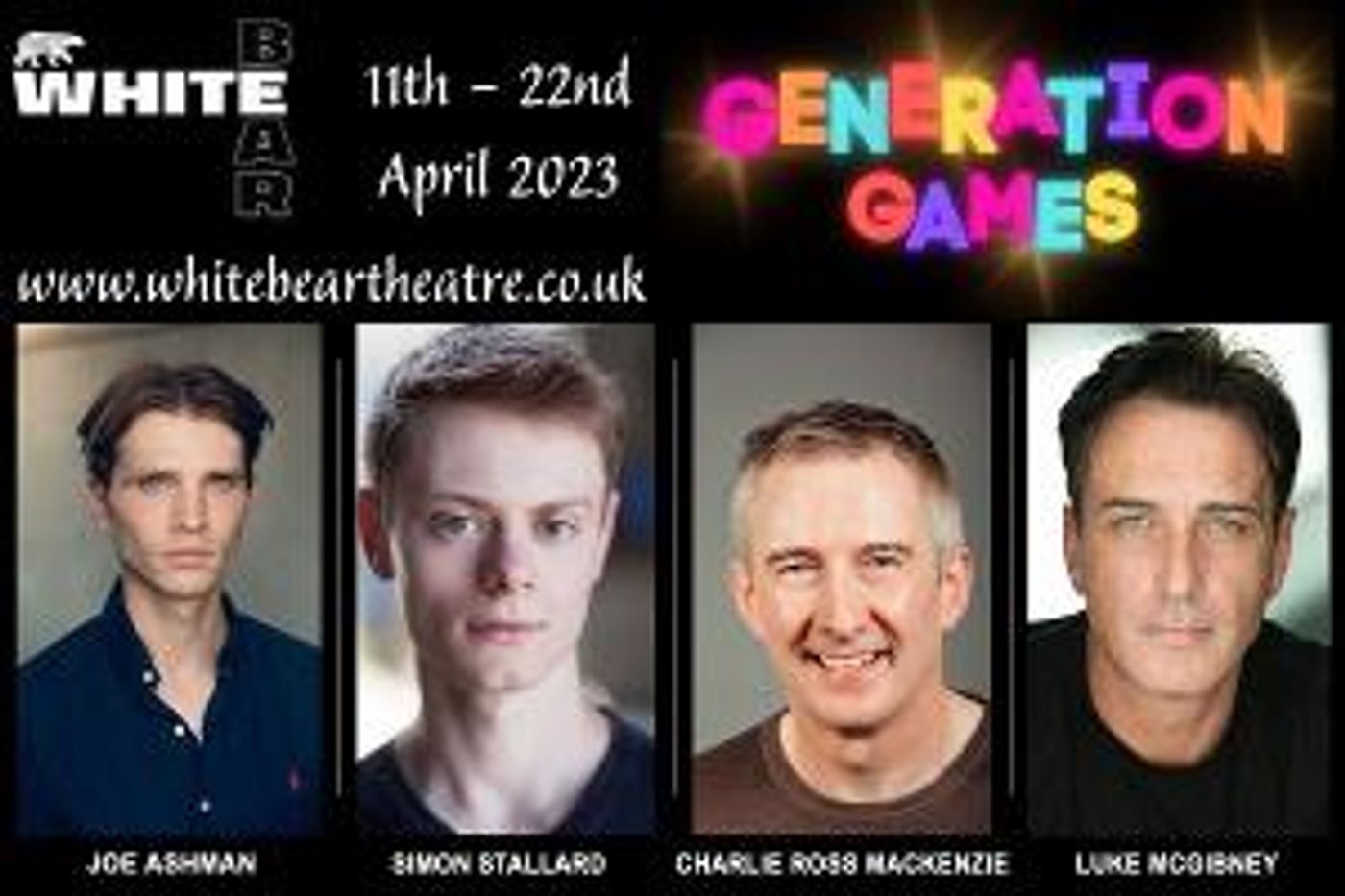 Cast Set For Award-Winning GENERATION GAMES Double-Bill  Image