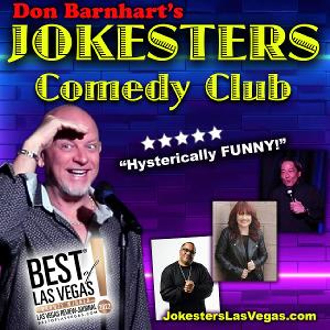 Jokesters Comedy Club Receives Second BEST OF LAS VEGAS Award  Image