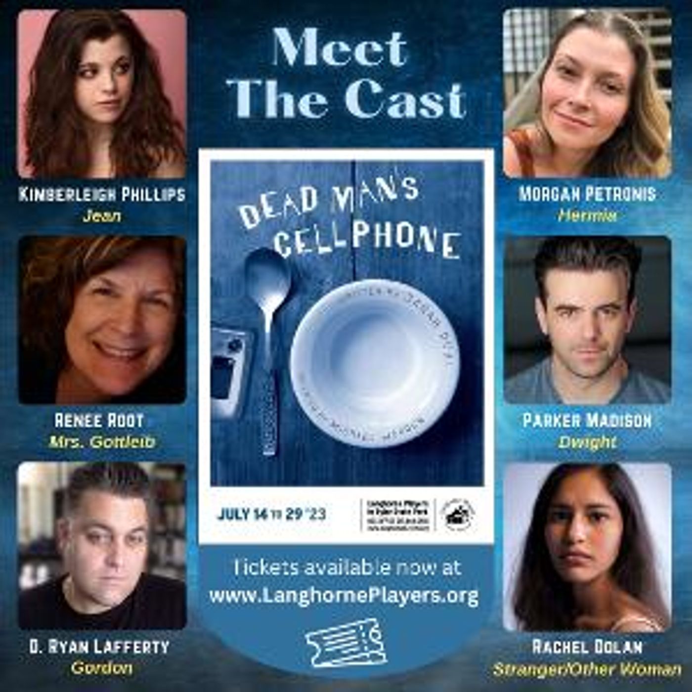 Langhorne Players' 2023 Season Continues With Sarah Ruhl's Absurdist Comedy DEAD MAN'S CELL PHONE  Image