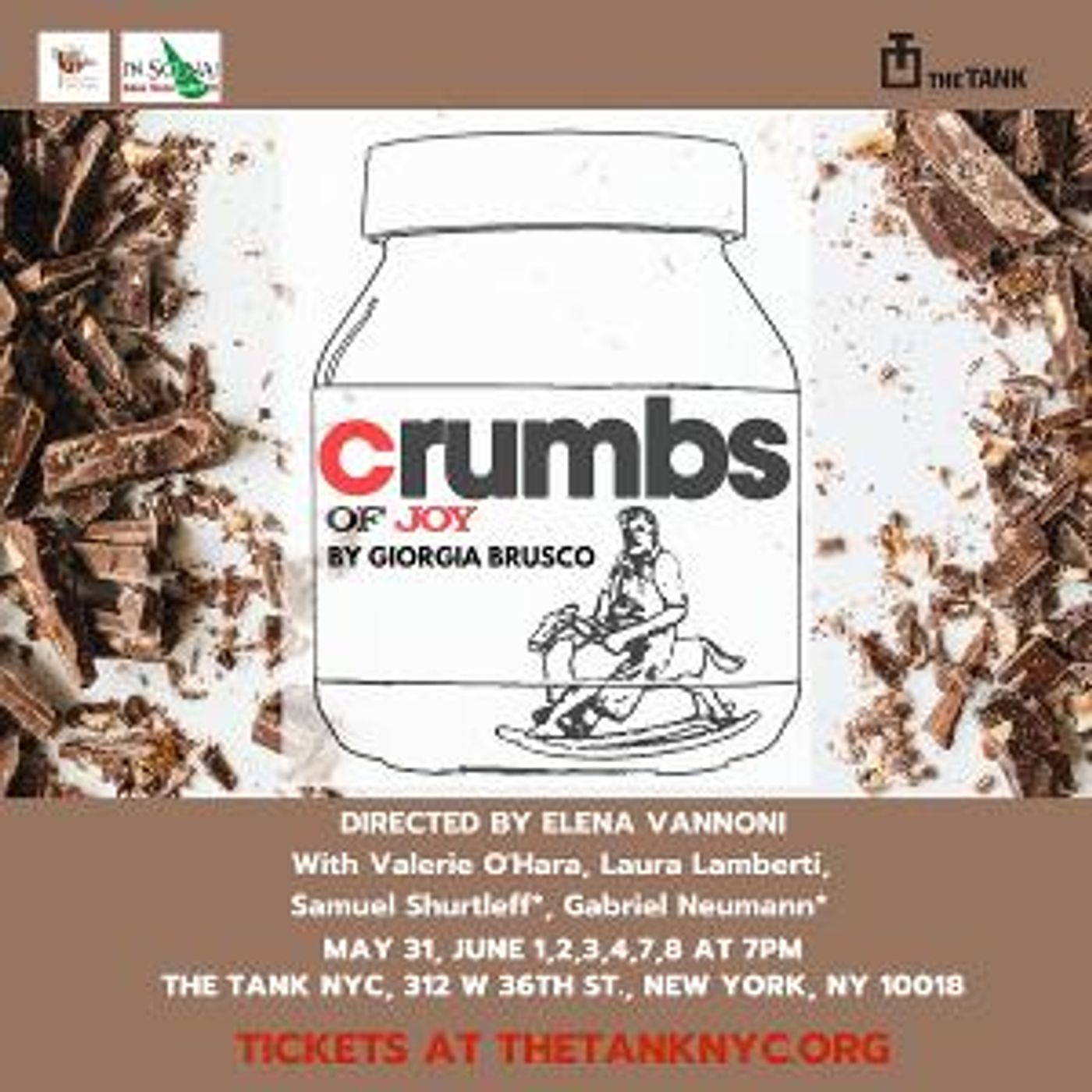 World Premiere of CRUMBS OF JOY Comes to the Tank  Image