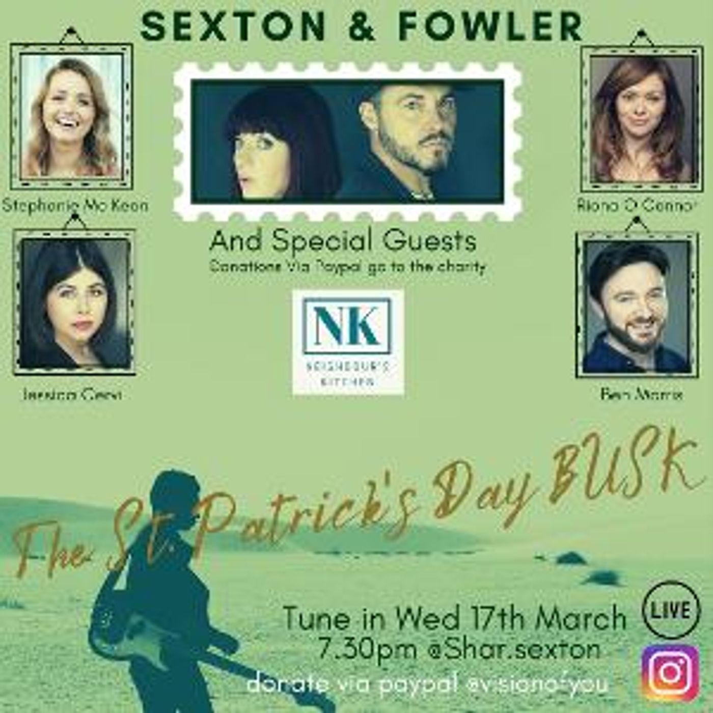 Sharon Sexton and Rob Fowler Announce Live Concert Event for St Patrick's Day  Image