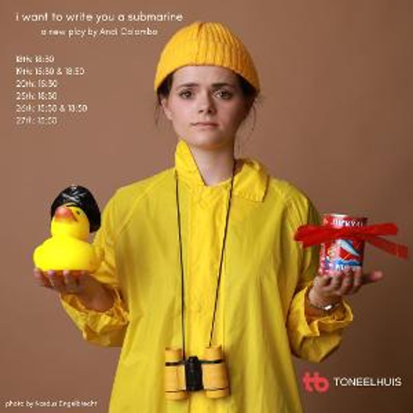 I WANT TO WRITE YOU A SUBMARINE Announced At ToneelHuis  Image
