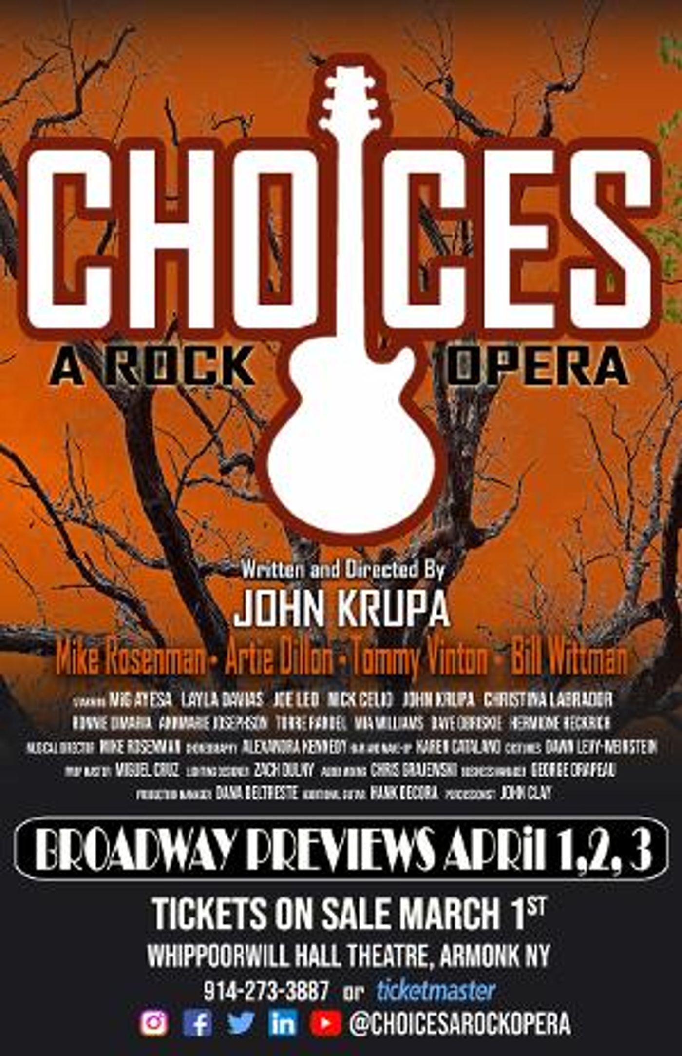 CHOICES, A ROCK OPERA Hits Westchester Stage  Image