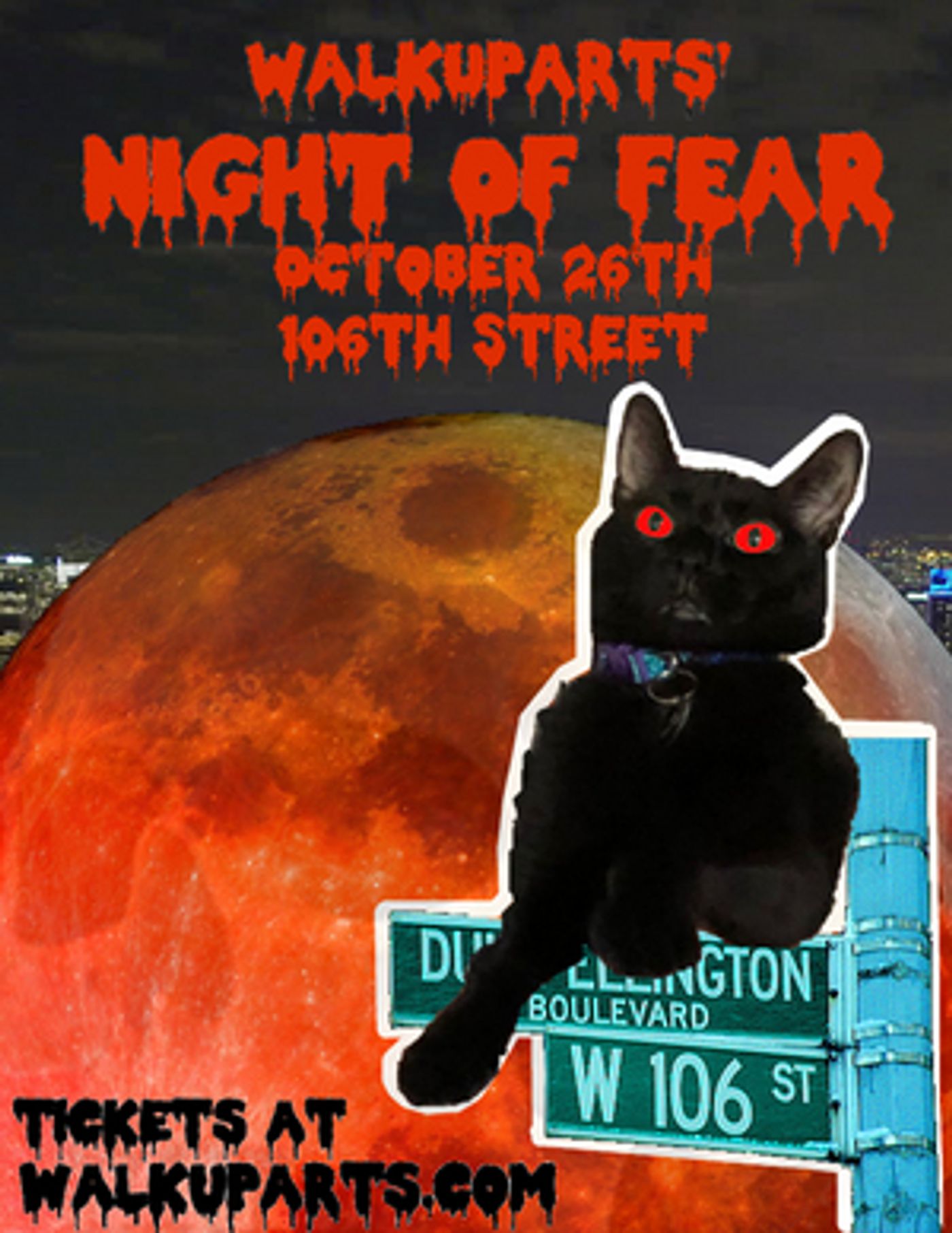 WalkUpArts Presents NIGHT OF FEAR  Image