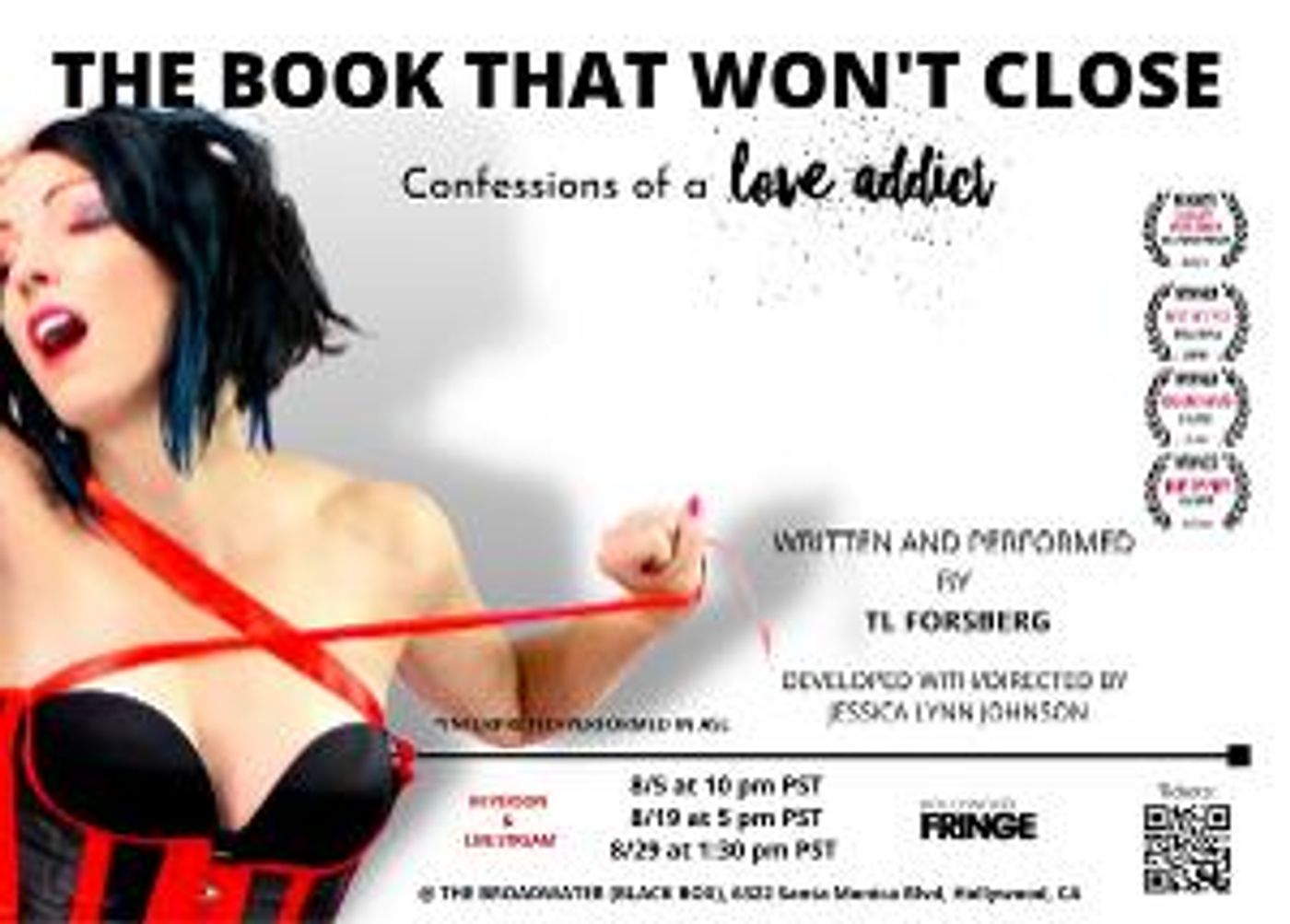 THE BOOK THAT WON'T CLOSE Comes to Broadwater Black Box Next Month  Image