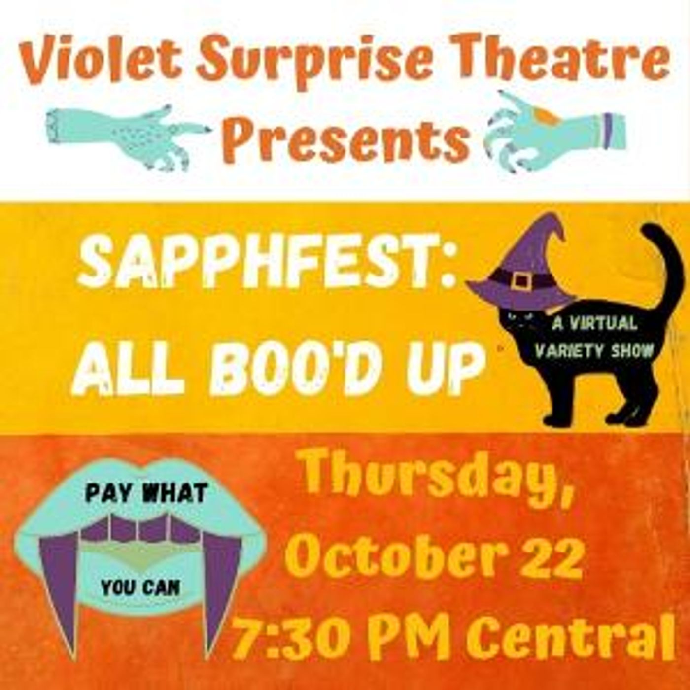 Violet Surprise Theatre Presents SAPPHFEST: ALL BOO'D UP  Image