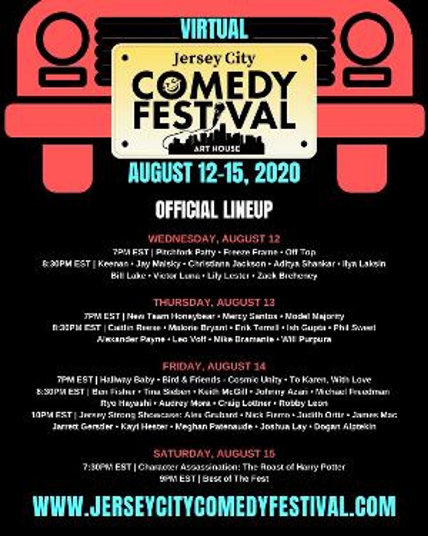 Jersey City Comedy Festival Brings Laughs Online  Image