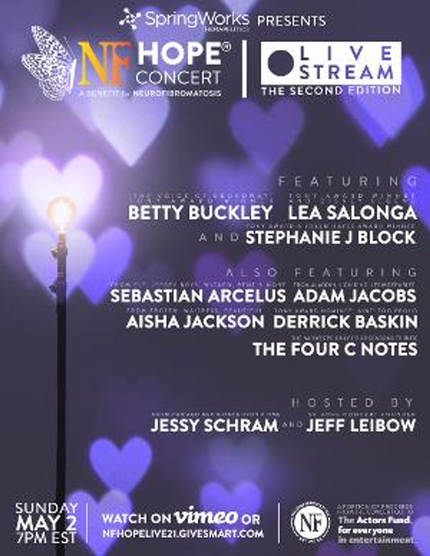 Betty Buckley, Lea Salonga, Stephanie J. Block and More Join NF Hope Concert 2021  Image